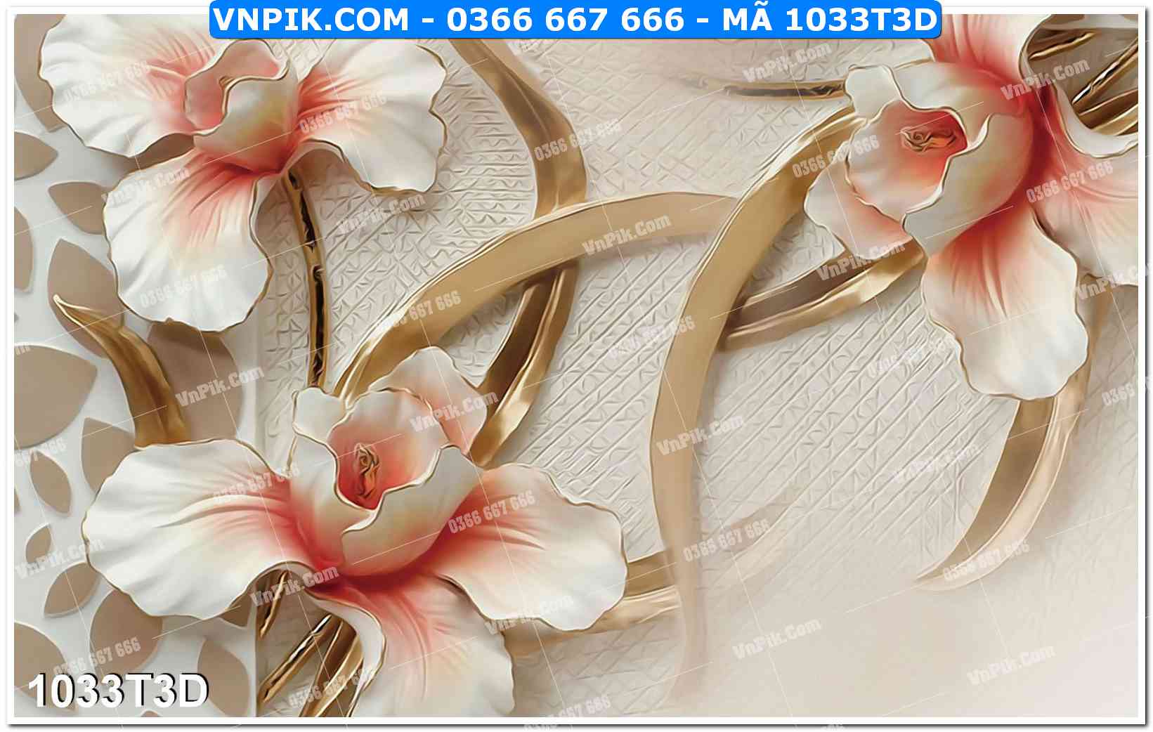 Trah Treo Tường – Tranh 3D Hiện Đại 1033T3D
