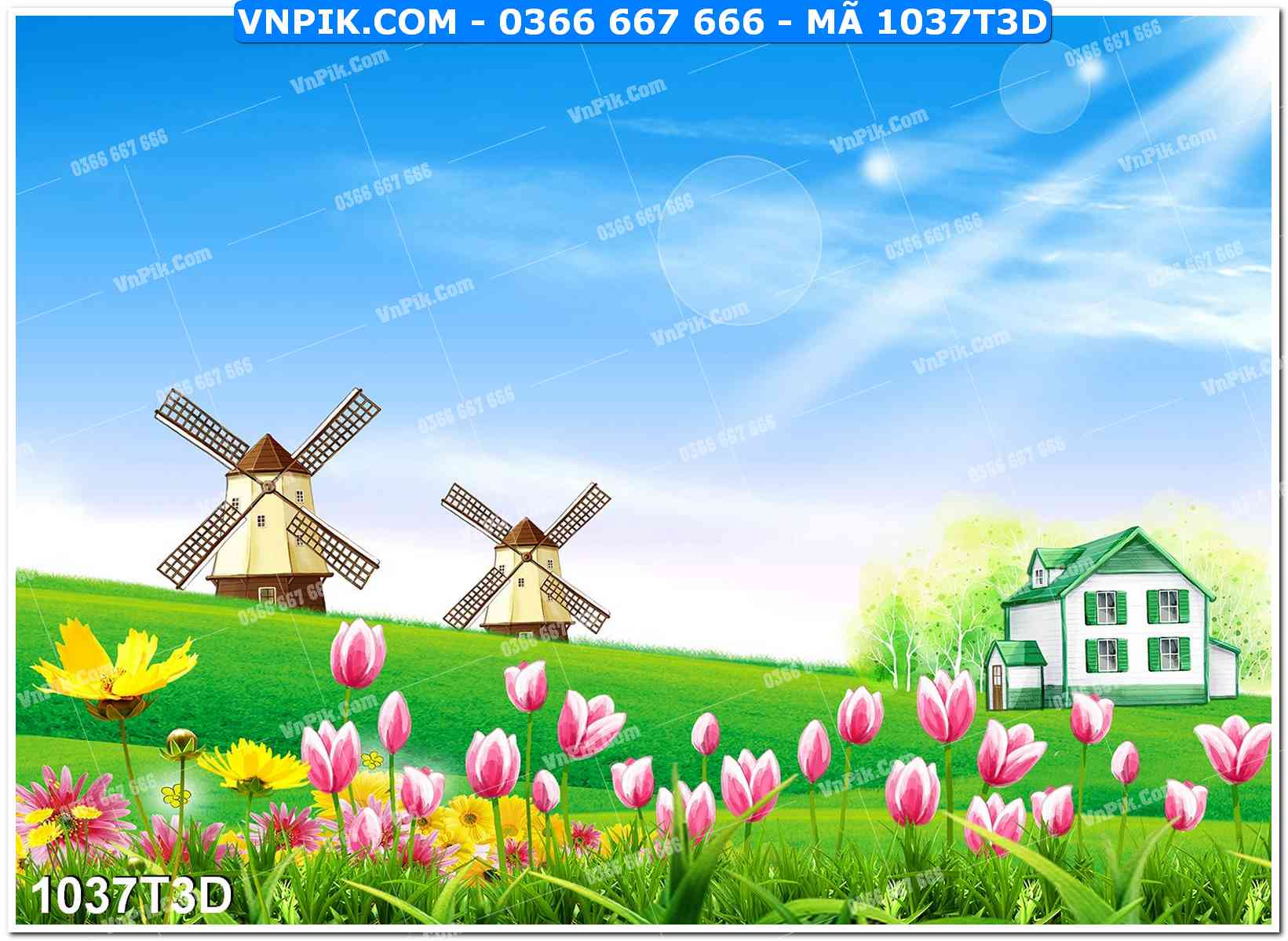 Trah Treo Tường – Tranh 3D Hiện Đại 1037T3D