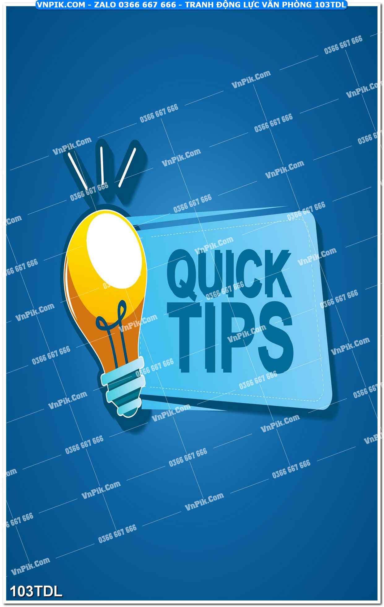 Tranh động lực văn phòng 103TDL