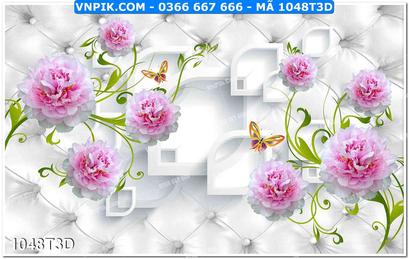 Trah Treo Tường – Tranh 3D Hiện Đại 1048T3D