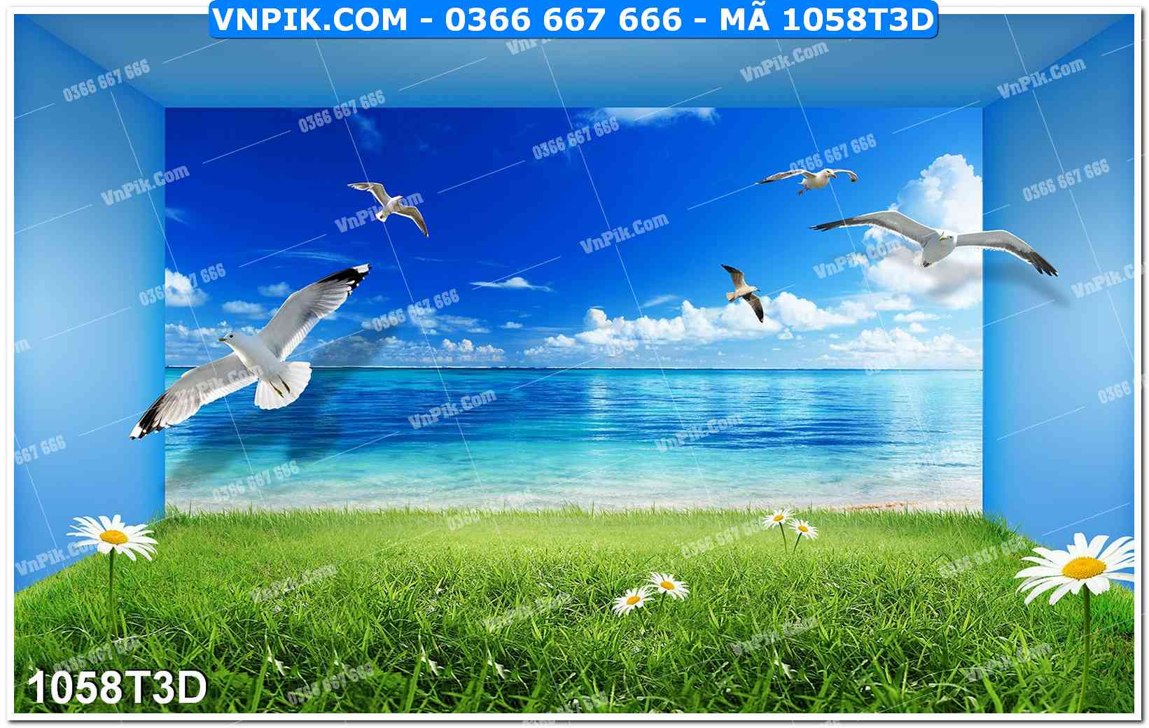 Trah Treo Tường – Tranh 3D Hiện Đại 1058T3D