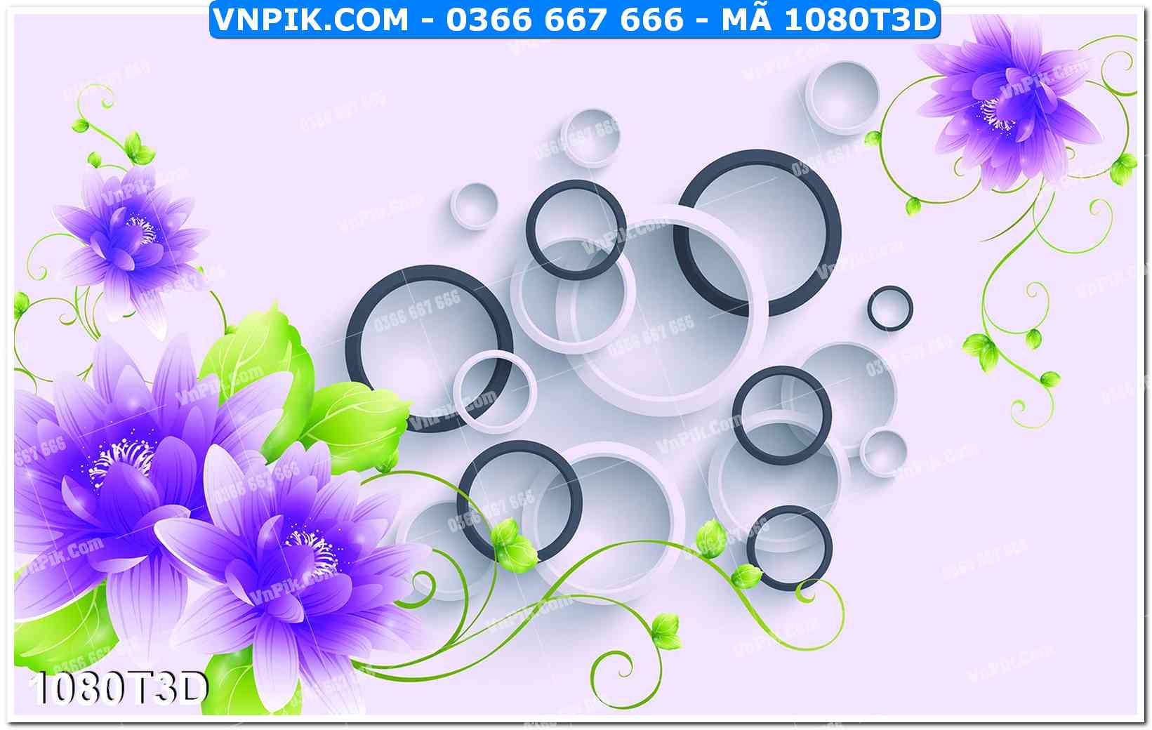 Trah Treo Tường – Tranh 3D Hiện Đại 1080T3D