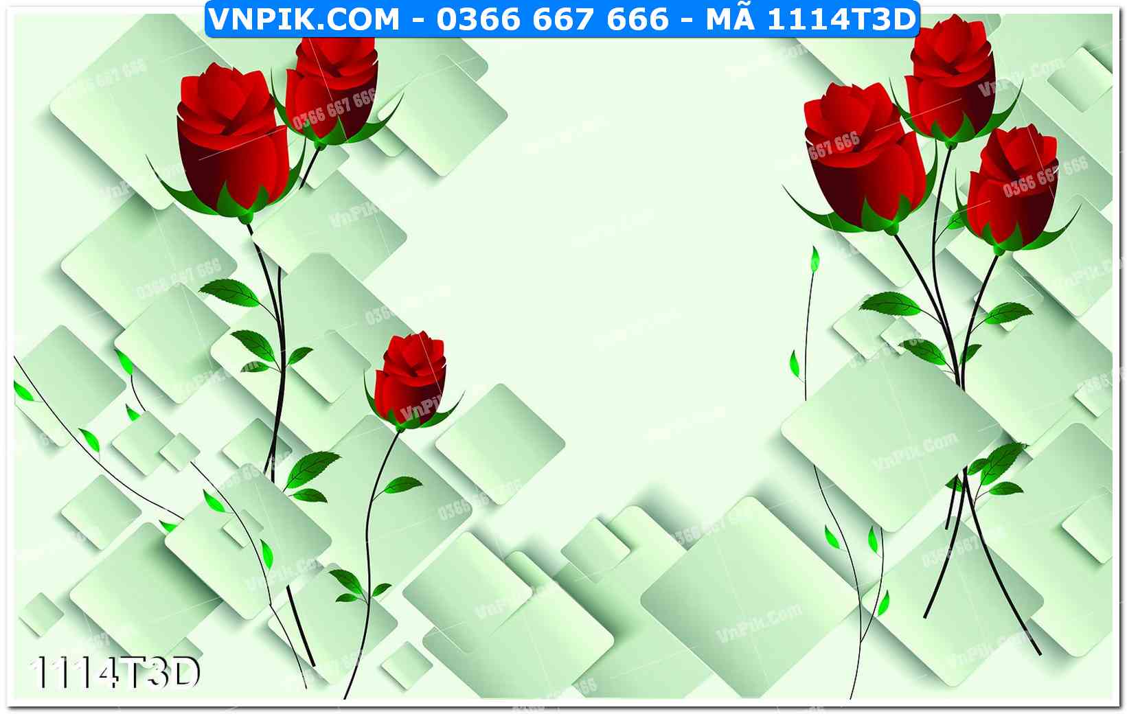 Trah Treo Tường – Tranh 3D Hiện Đại 1114T3D