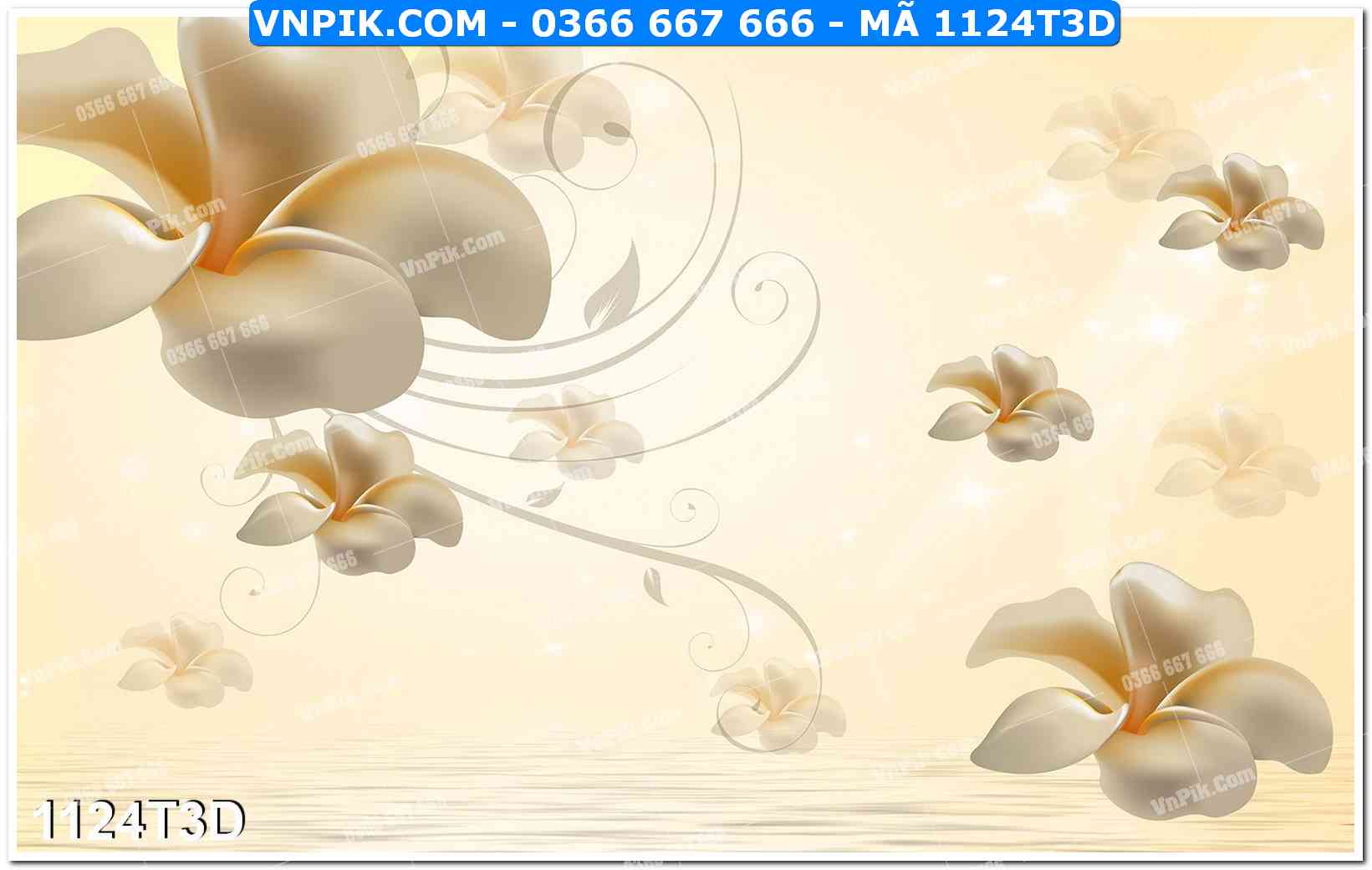 Trah Treo Tường – Tranh 3D Hiện Đại 1124T3D
