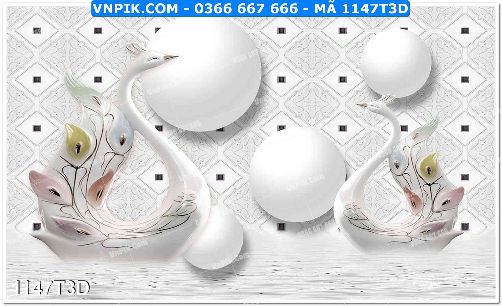Trah Treo Tường – Tranh 3D Hiện Đại 1147T3D