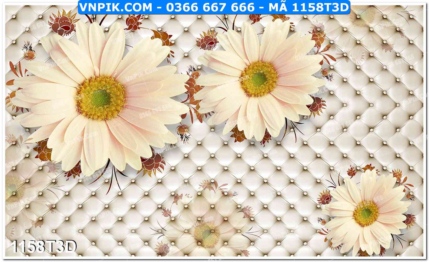 Trah Treo Tường – Tranh 3D Hiện Đại 1158T3D