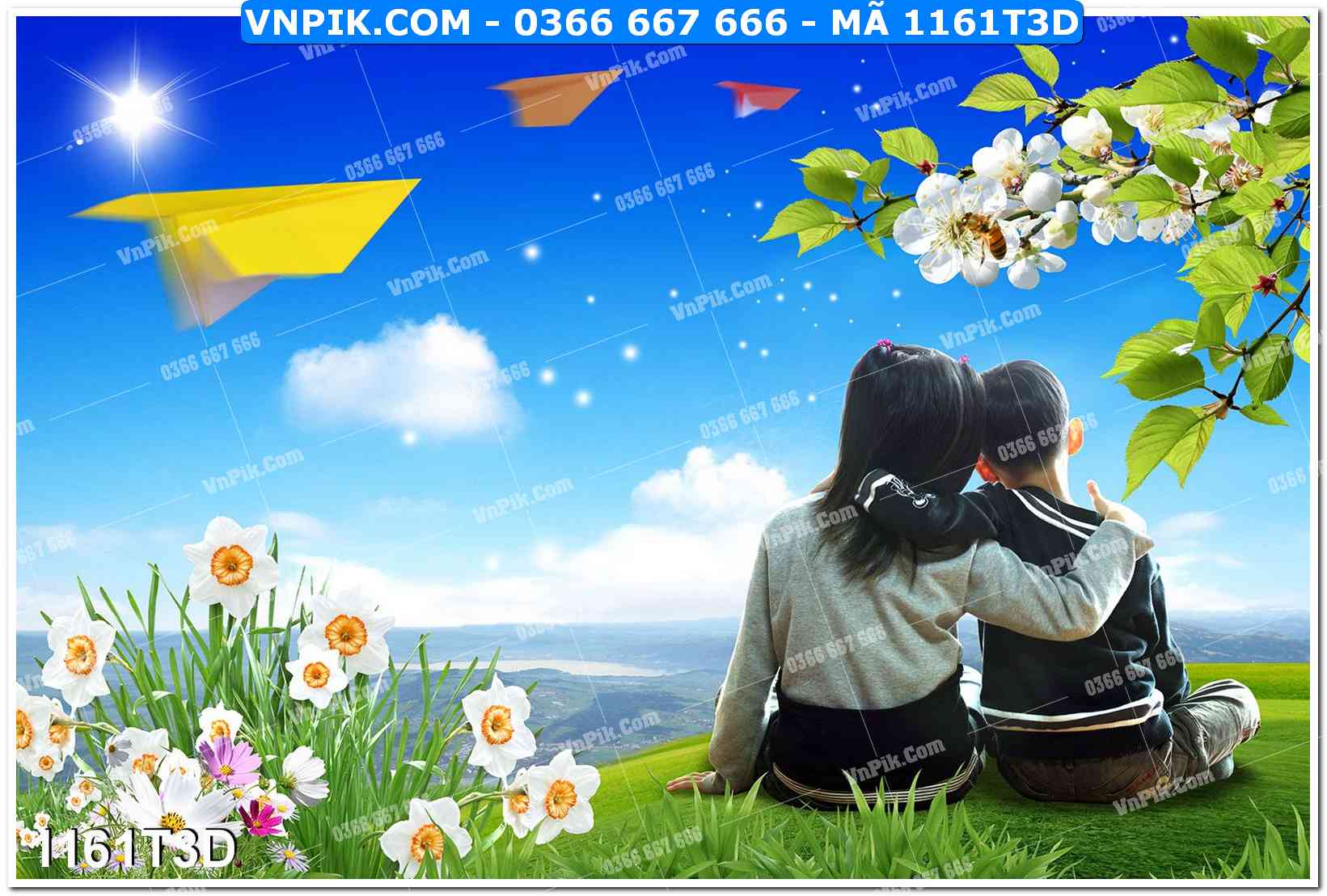 Trah Treo Tường – Tranh 3D Hiện Đại 1161T3D