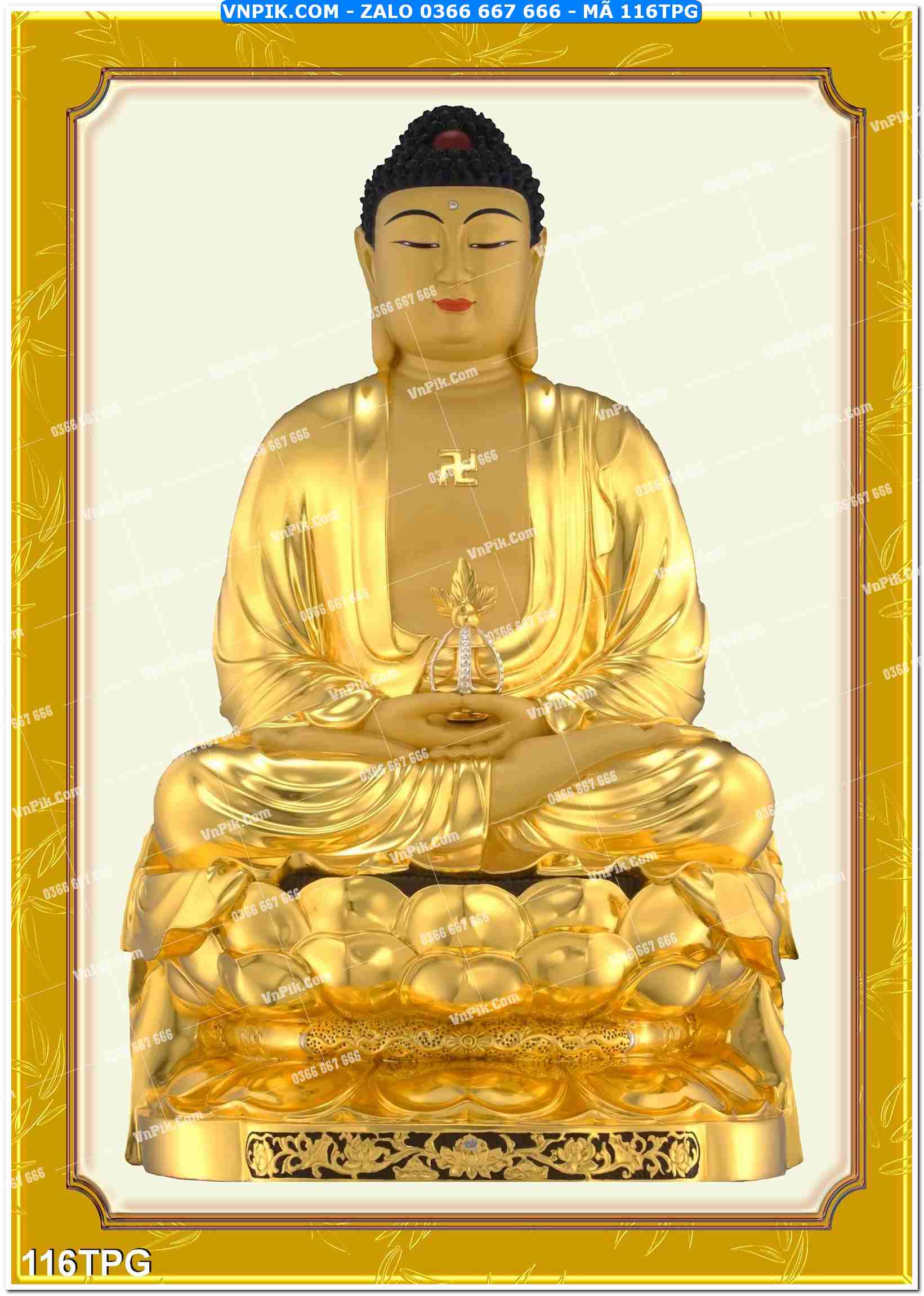 Tranh Phật Giáo Treo Tường – Tranh Bồ Tát Mã File 116TPG