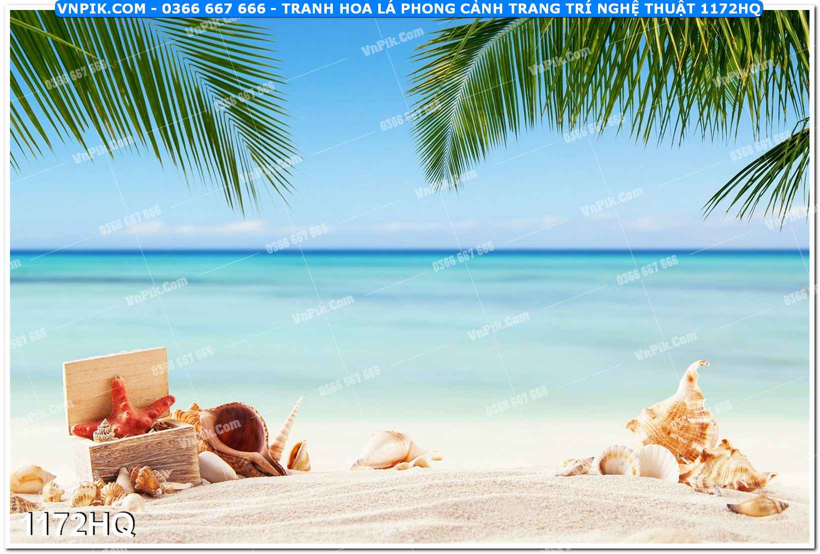 Tranh hoa lá phong cảnh trang trí nghệ thuật 1172HQ