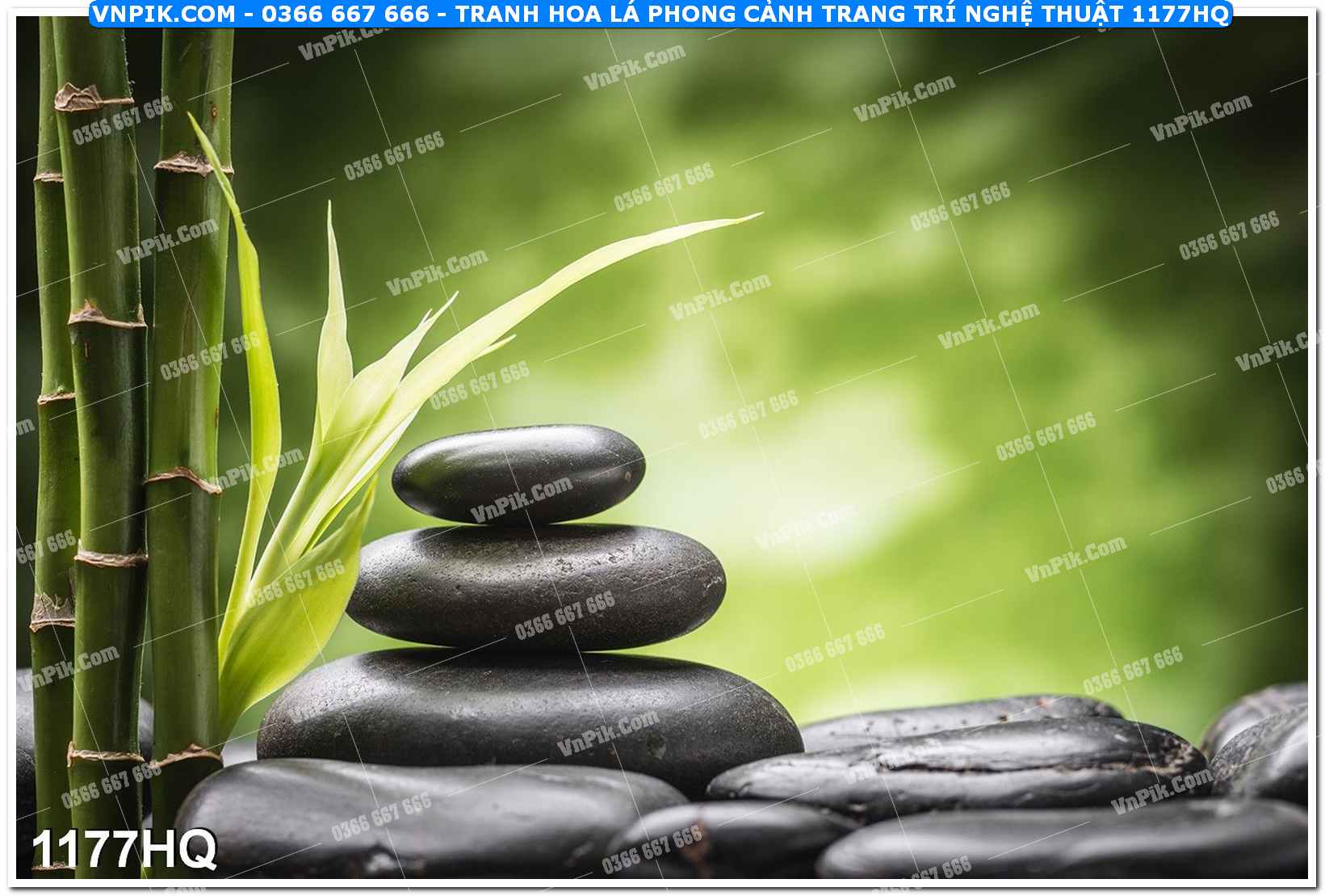 Tranh hoa lá phong cảnh trang trí nghệ thuật 1177HQ