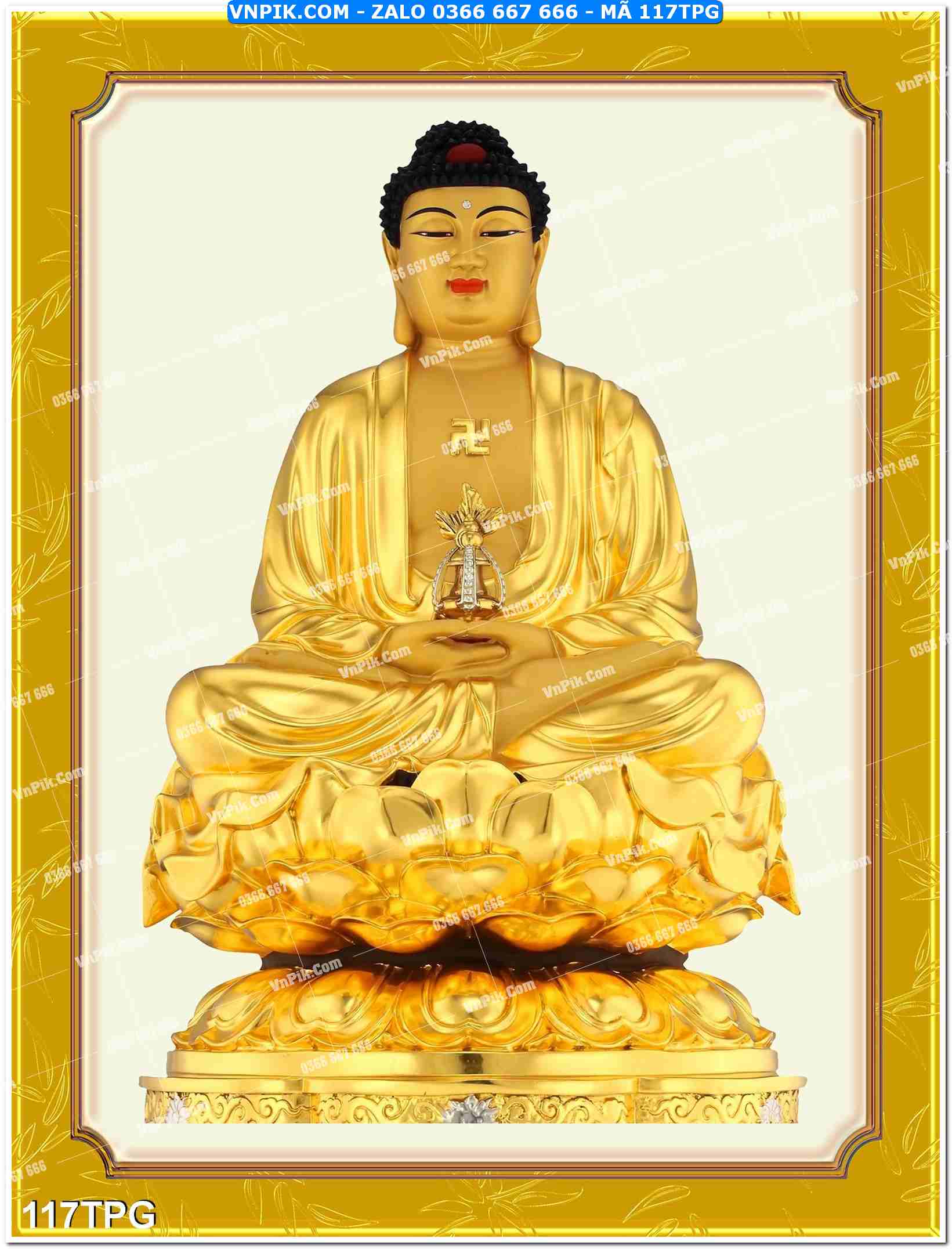 Tranh Phật Giáo Treo Tường – Tranh Bồ Tát Mã File 117TPG