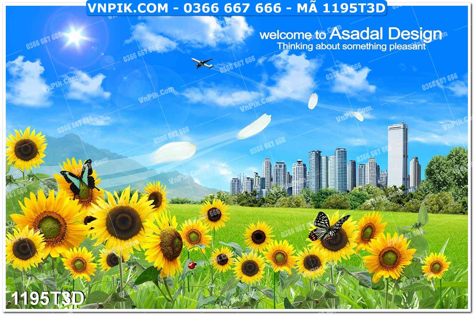 Trah Treo Tường – Tranh 3D Hiện Đại 1195T3D
