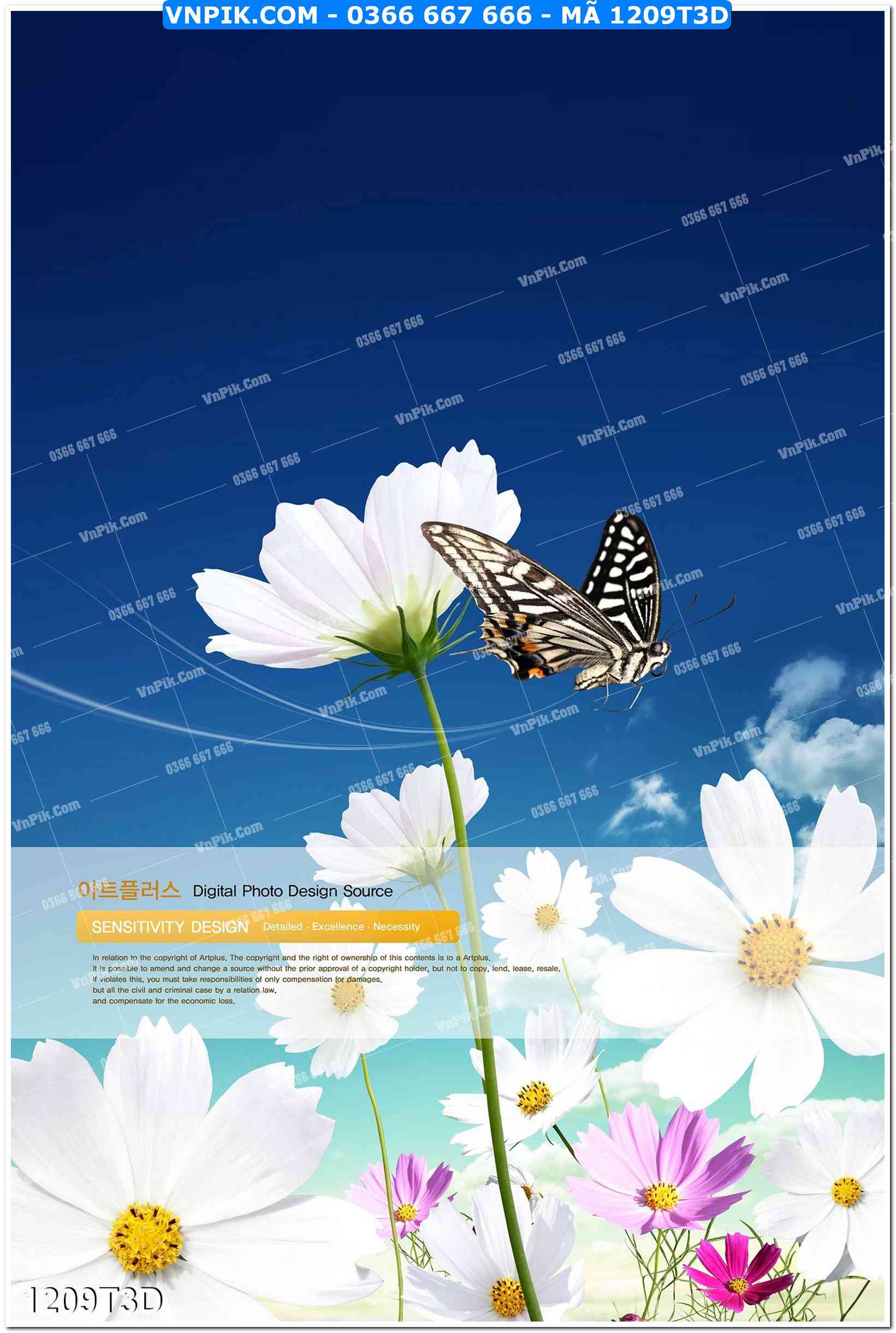 Trah Treo Tường – Tranh 3D Hiện Đại 1209T3D