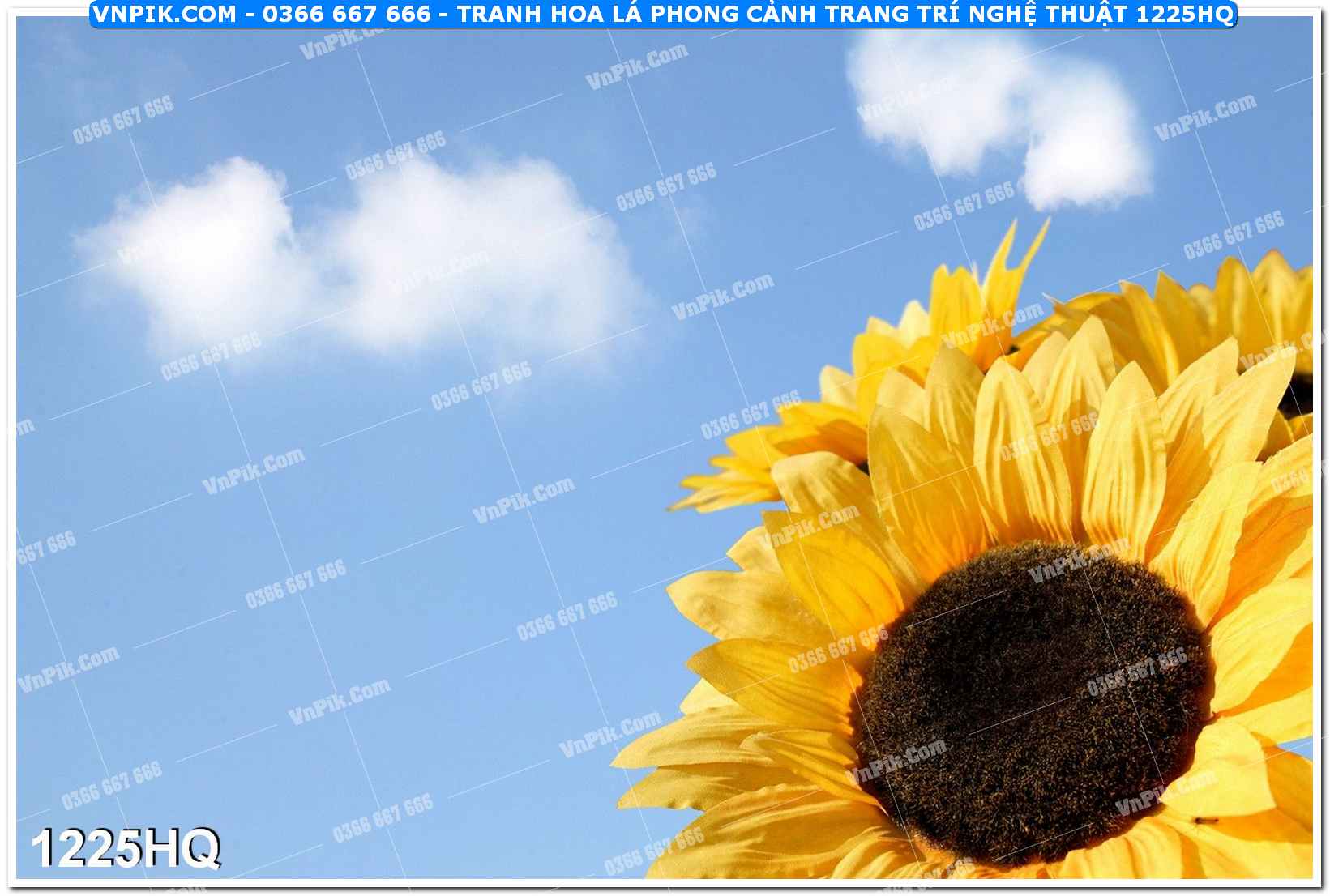 Tranh hoa lá phong cảnh trang trí nghệ thuật 1225HQ