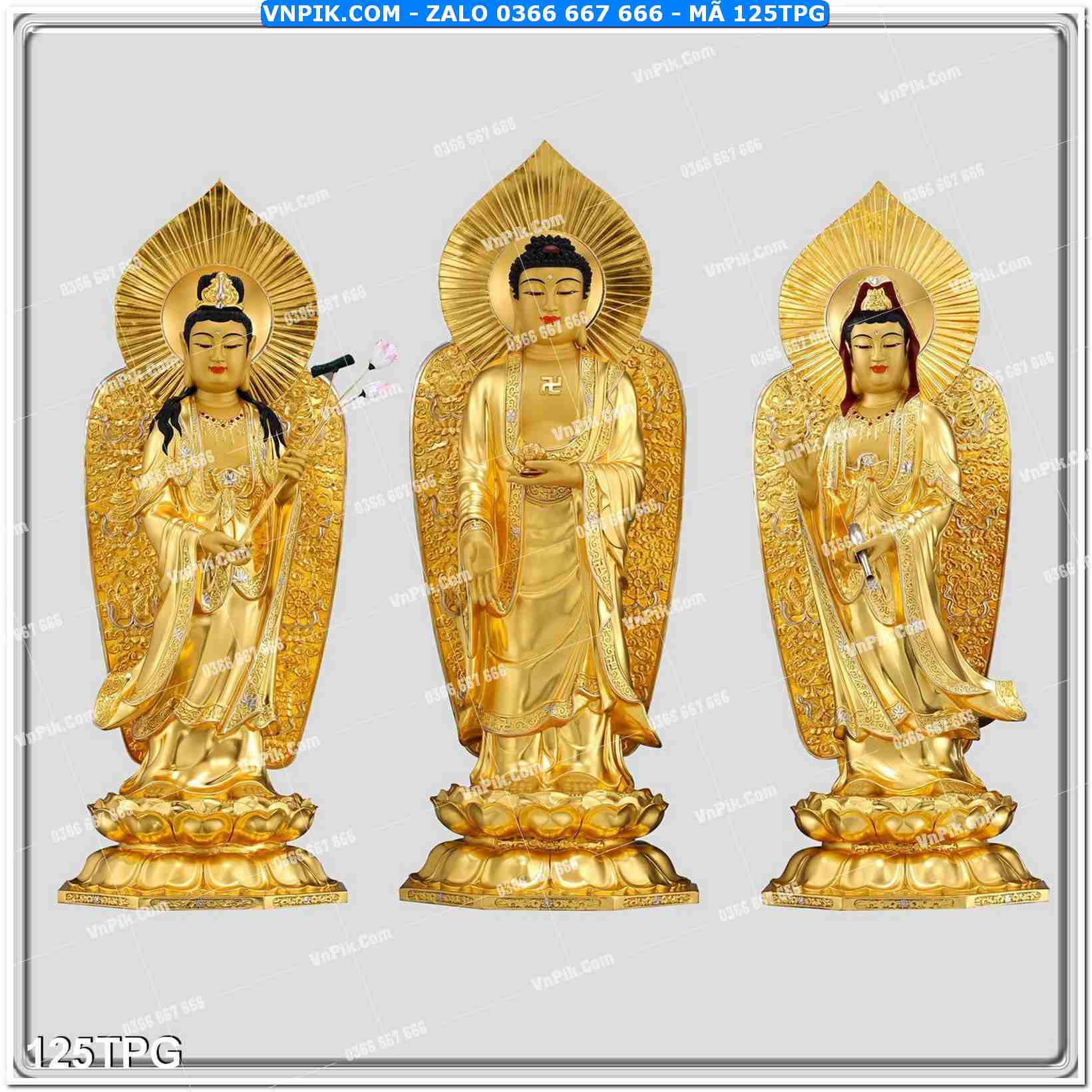 Tranh Phật Giáo Treo Tường – Tranh Bồ Tát Mã File 125TPG