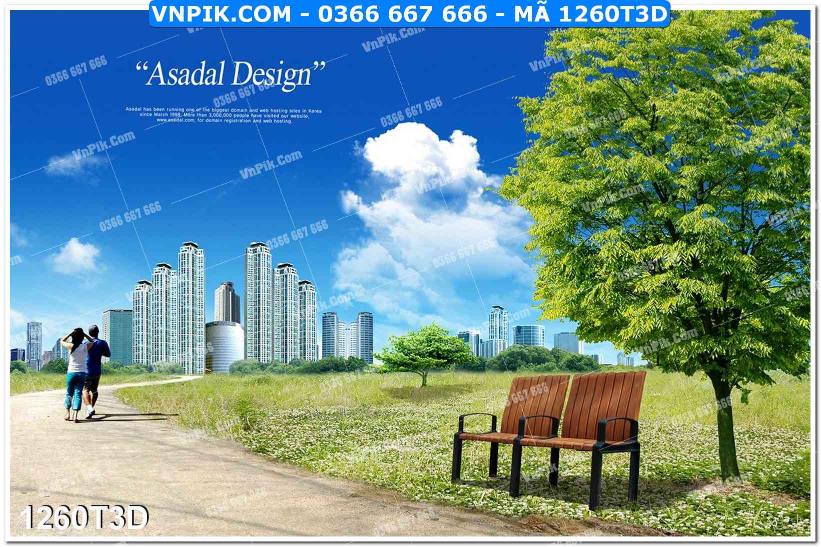 Trah Treo Tường – Tranh 3D Hiện Đại 1260T3D