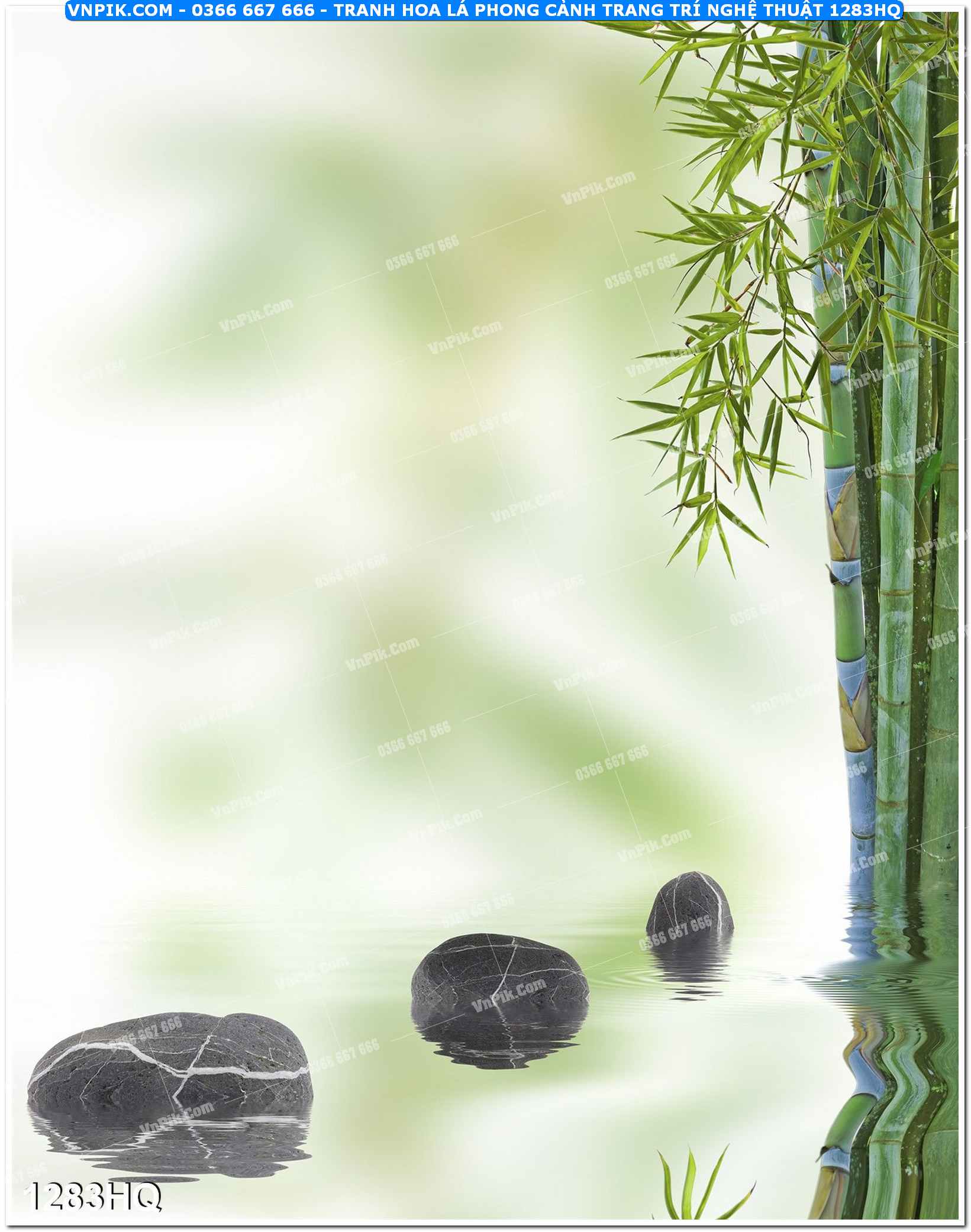 Tranh hoa lá phong cảnh trang trí nghệ thuật 1283HQ