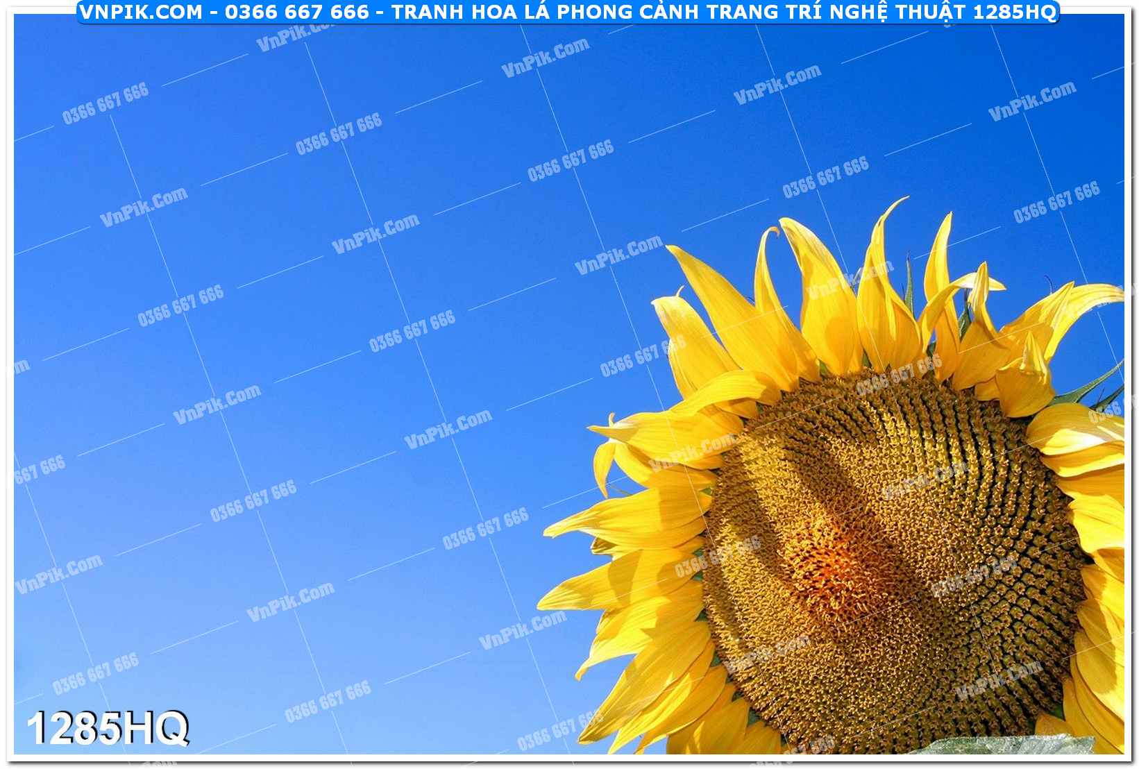 Tranh hoa lá phong cảnh trang trí nghệ thuật 1285HQ
