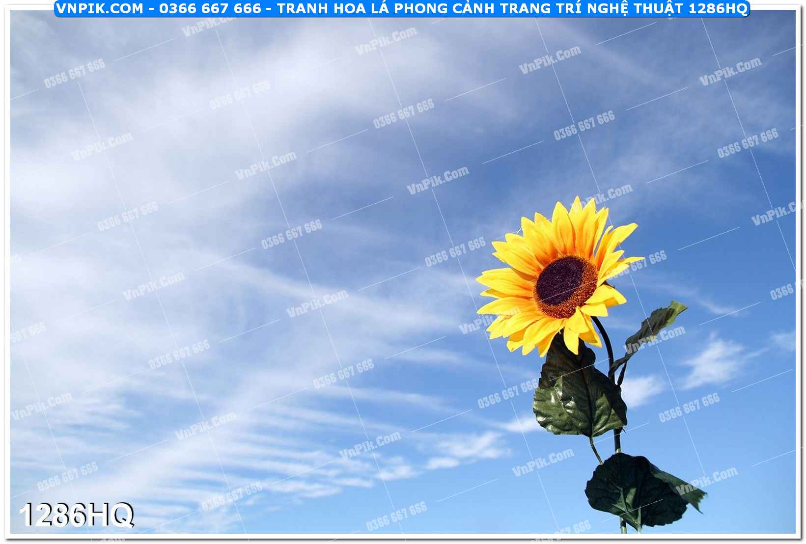 Tranh hoa lá phong cảnh trang trí nghệ thuật 1286HQ