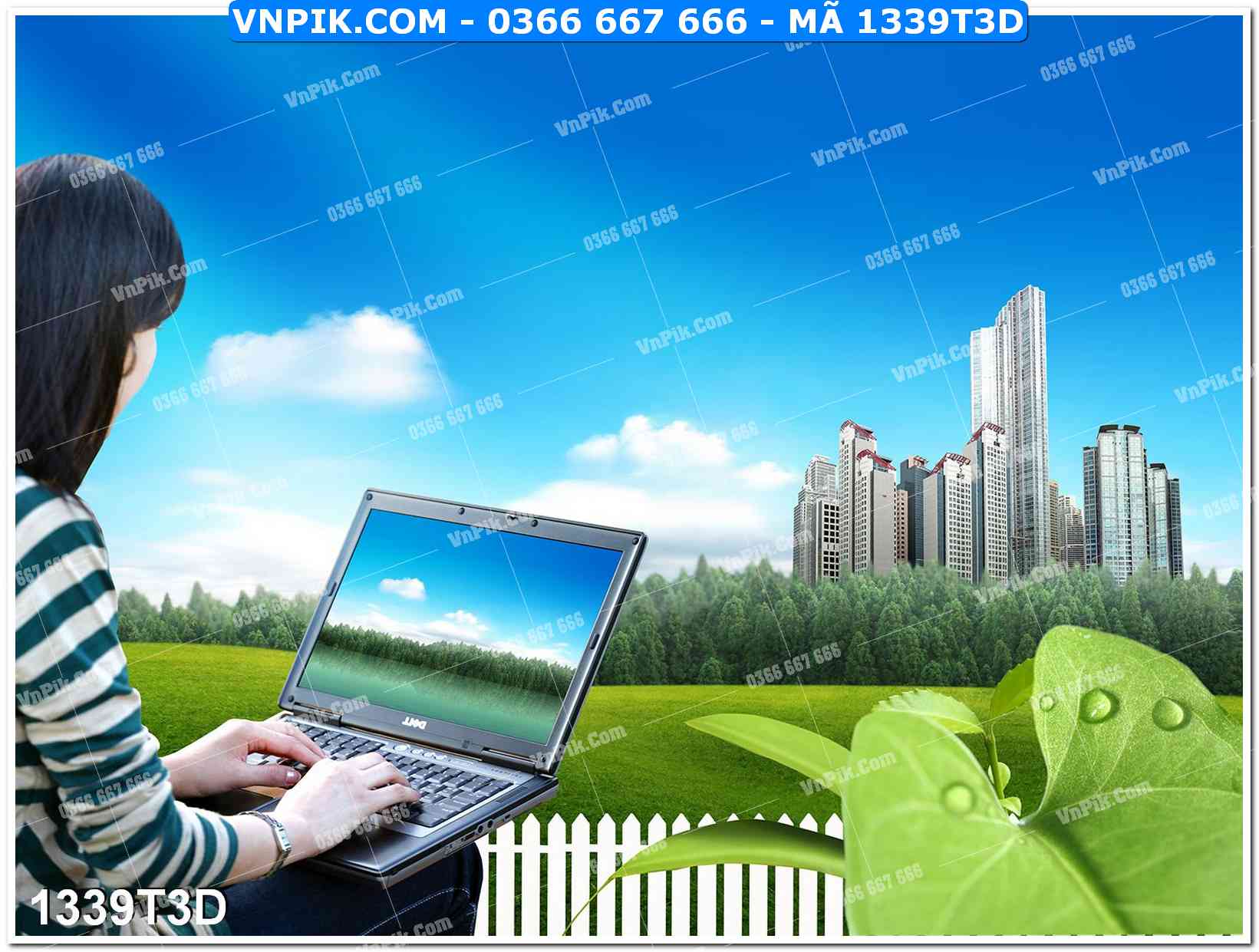 Trah Treo Tường – Tranh 3D Hiện Đại 1339T3D