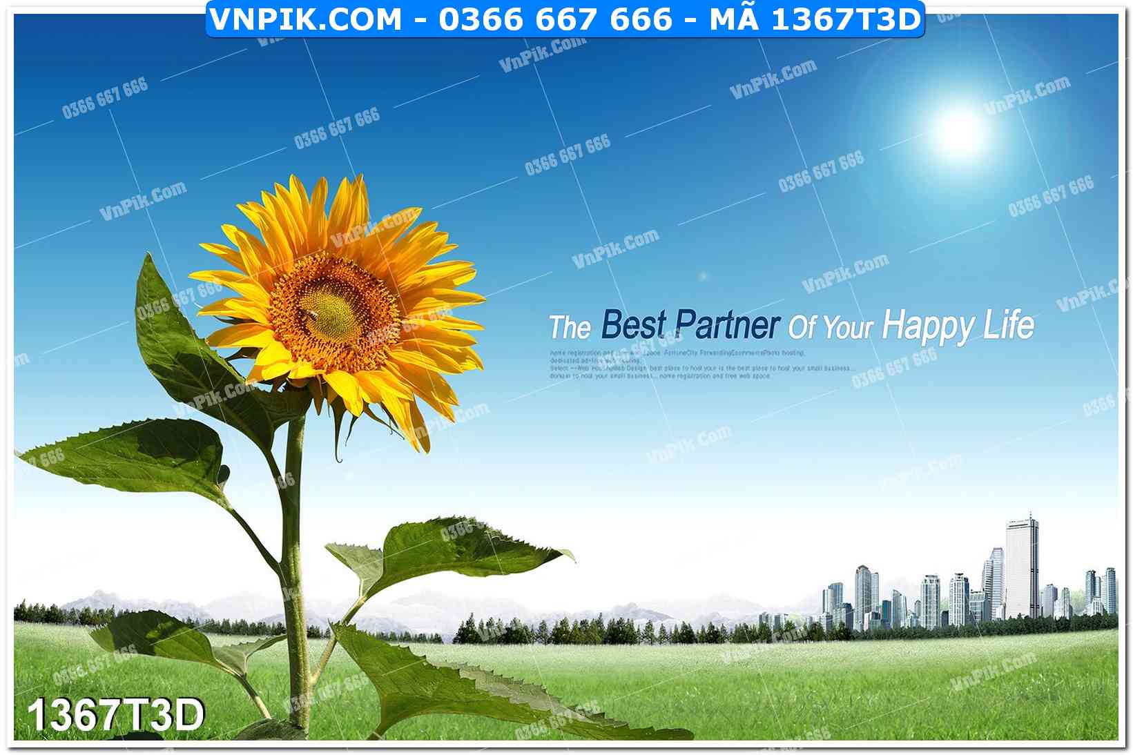Trah Treo Tường – Tranh 3D Hiện Đại 1367T3D