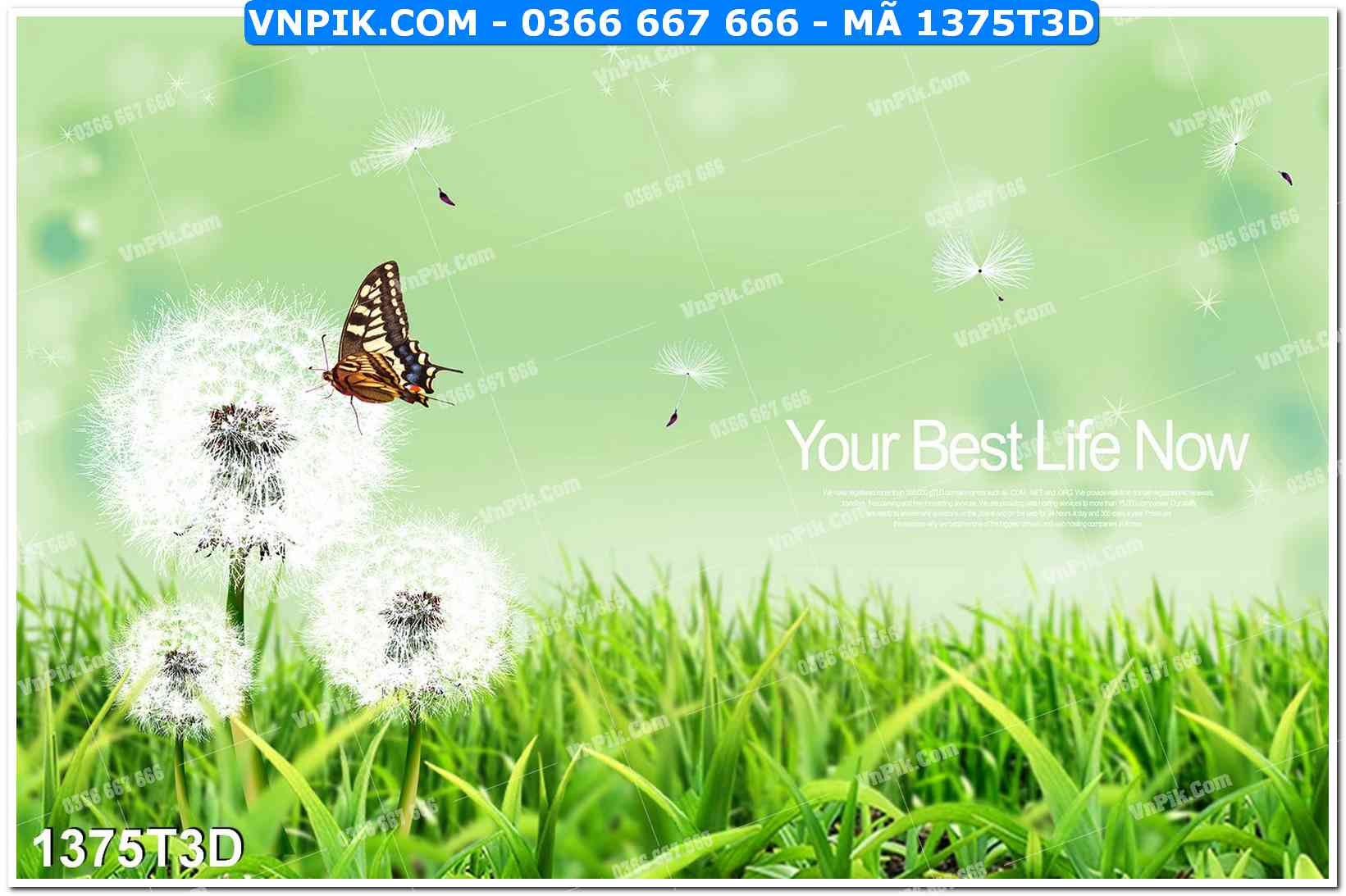 Trah Treo Tường – Tranh 3D Hiện Đại 1375T3D