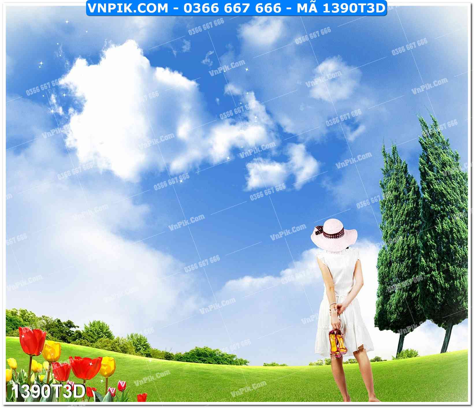 Trah Treo Tường – Tranh 3D Hiện Đại 1390T3D