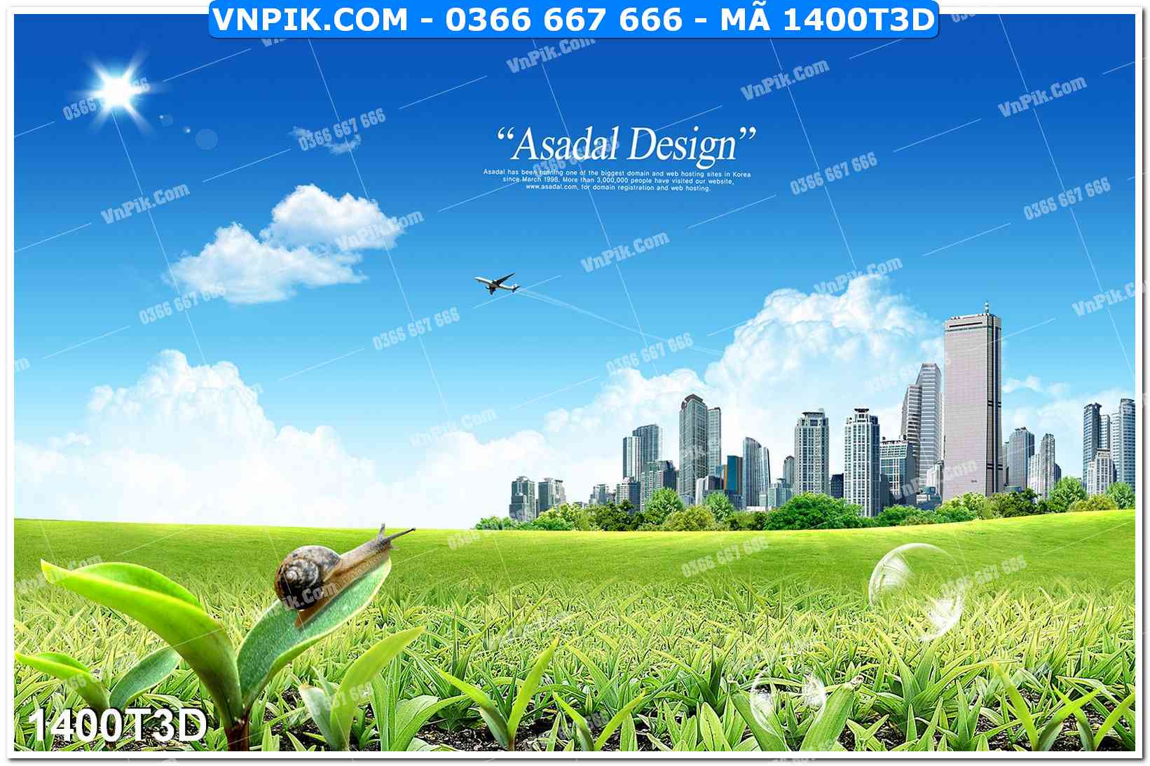 Trah Treo Tường – Tranh 3D Hiện Đại 1400T3D