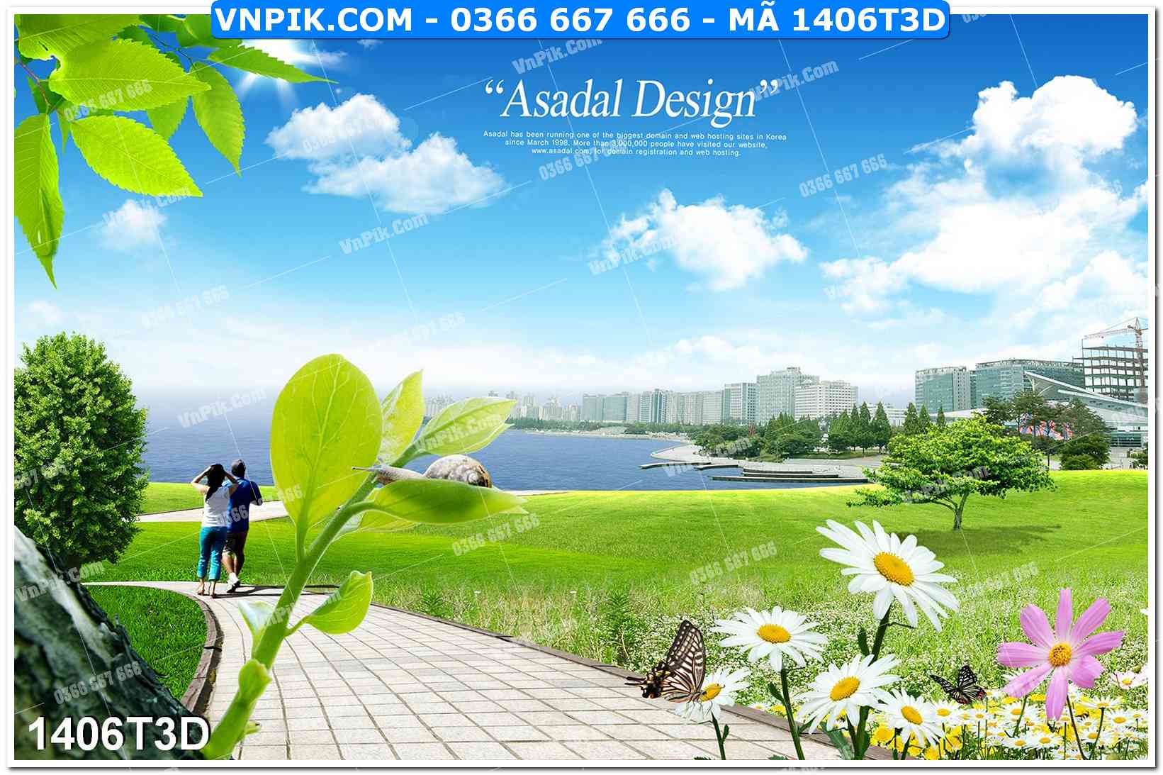 Trah Treo Tường – Tranh 3D Hiện Đại 1406T3D
