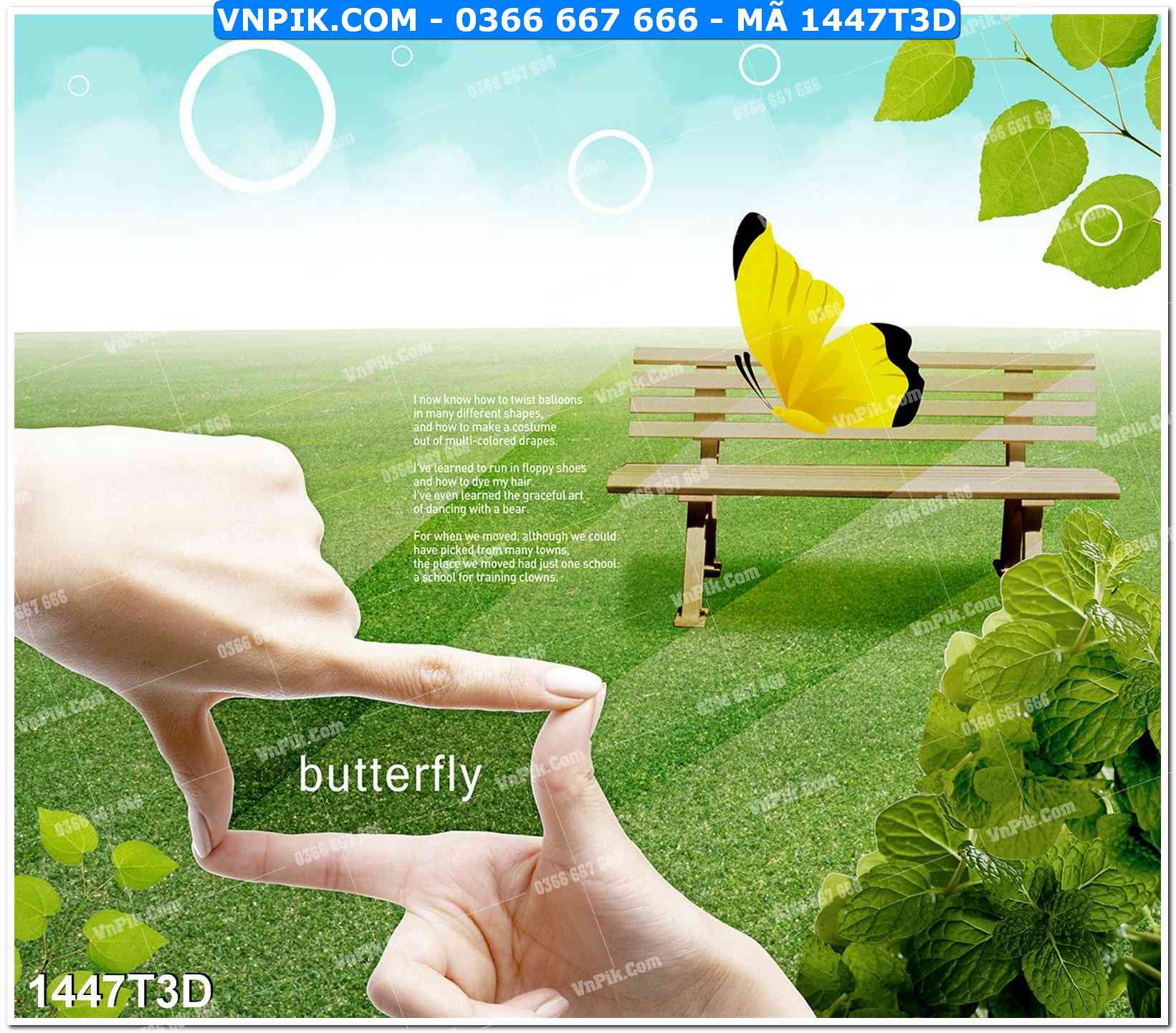 Trah Treo Tường – Tranh 3D Hiện Đại 1447T3D