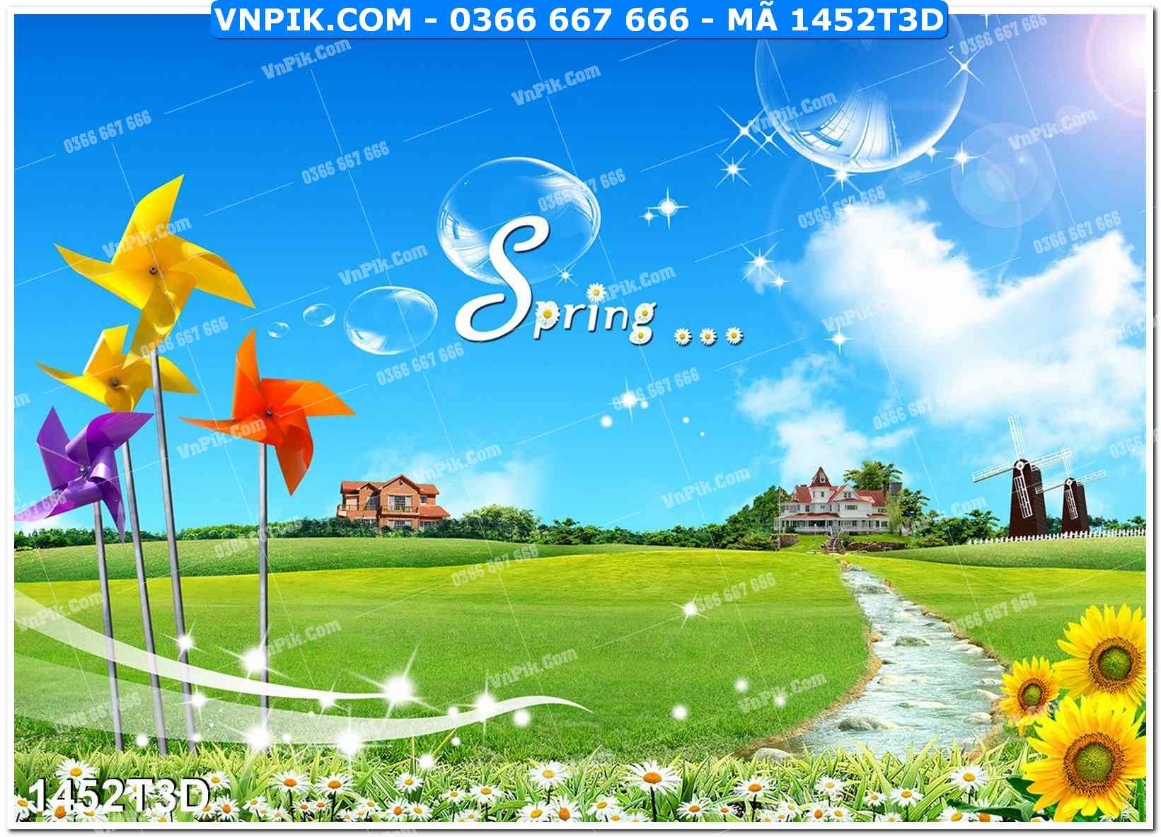 Trah Treo Tường – Tranh 3D Hiện Đại 1452T3D