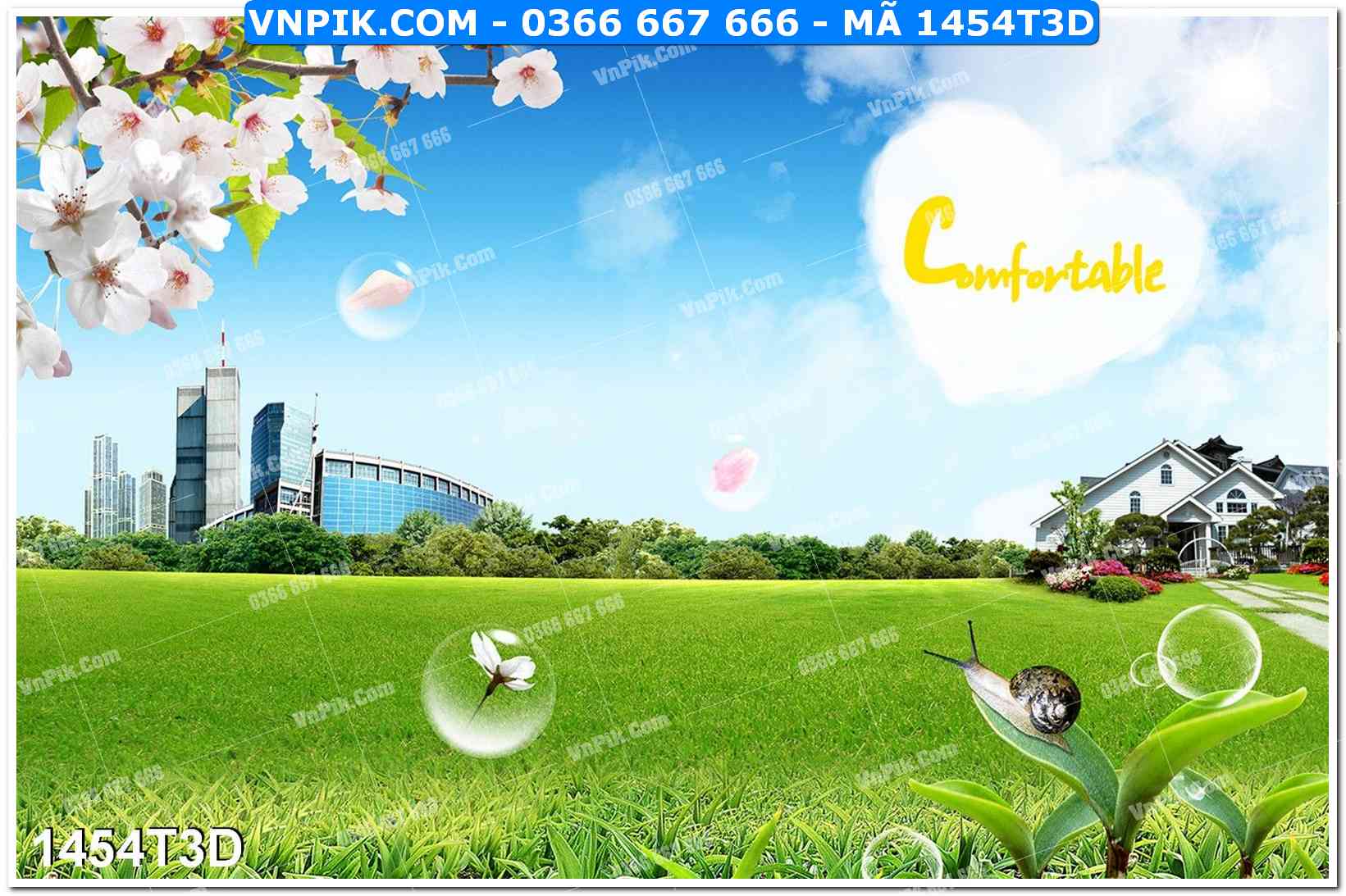 Trah Treo Tường – Tranh 3D Hiện Đại 1454T3D