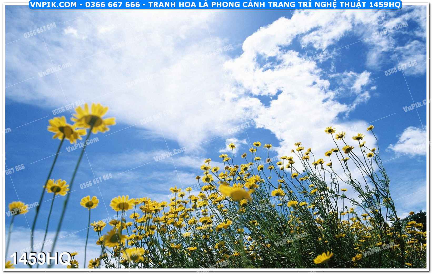 Tranh hoa lá phong cảnh trang trí nghệ thuật 1459HQ