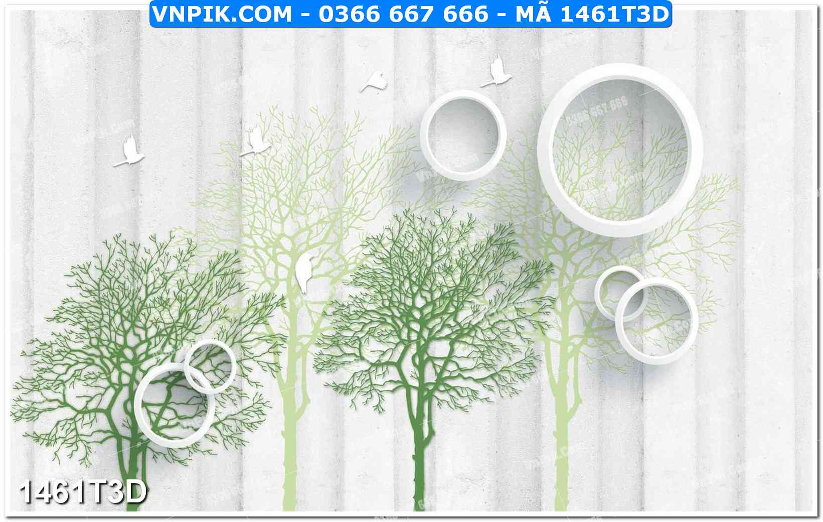 Trah Treo Tường – Tranh 3D Hiện Đại 1461T3D