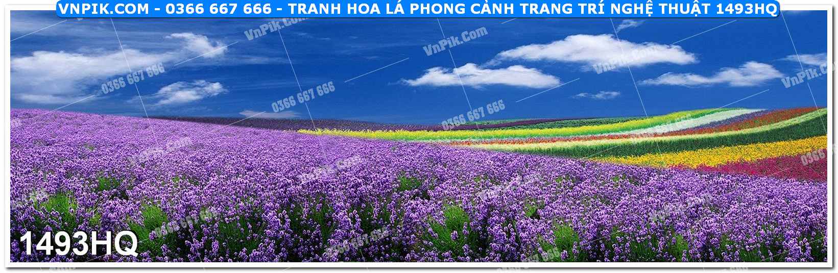 Tranh hoa lá phong cảnh trang trí nghệ thuật 1493HQ