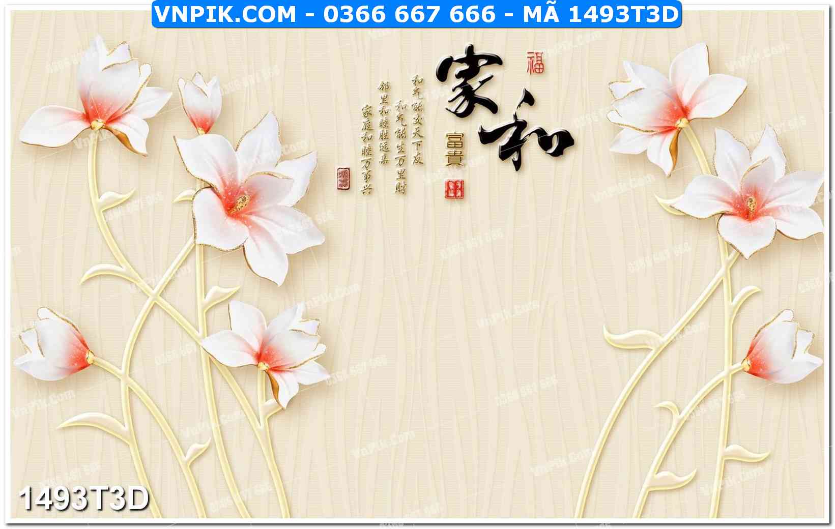 Trah Treo Tường – Tranh 3D Hiện Đại 1493T3D