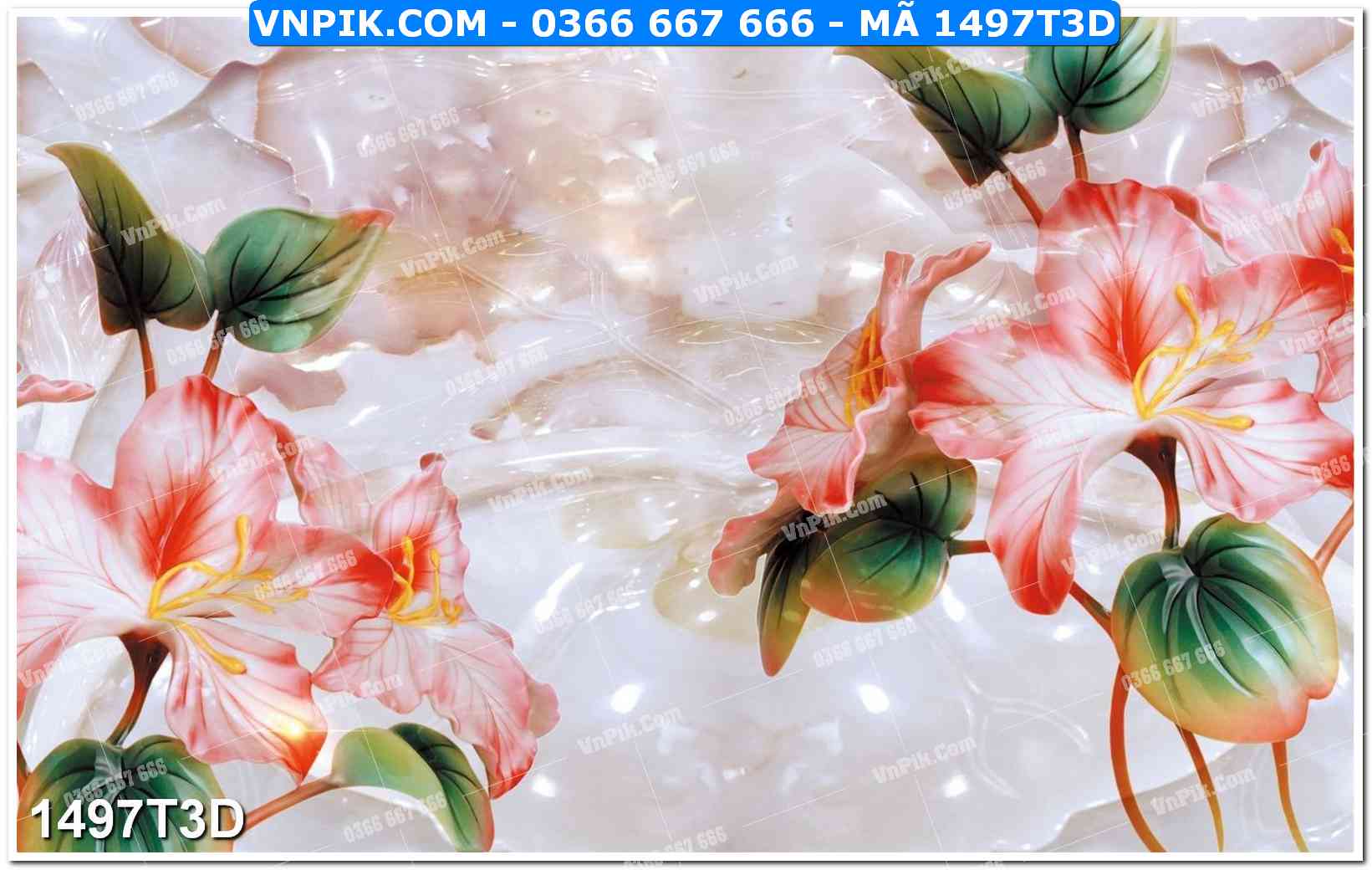 Trah Treo Tường – Tranh 3D Hiện Đại 1497T3D