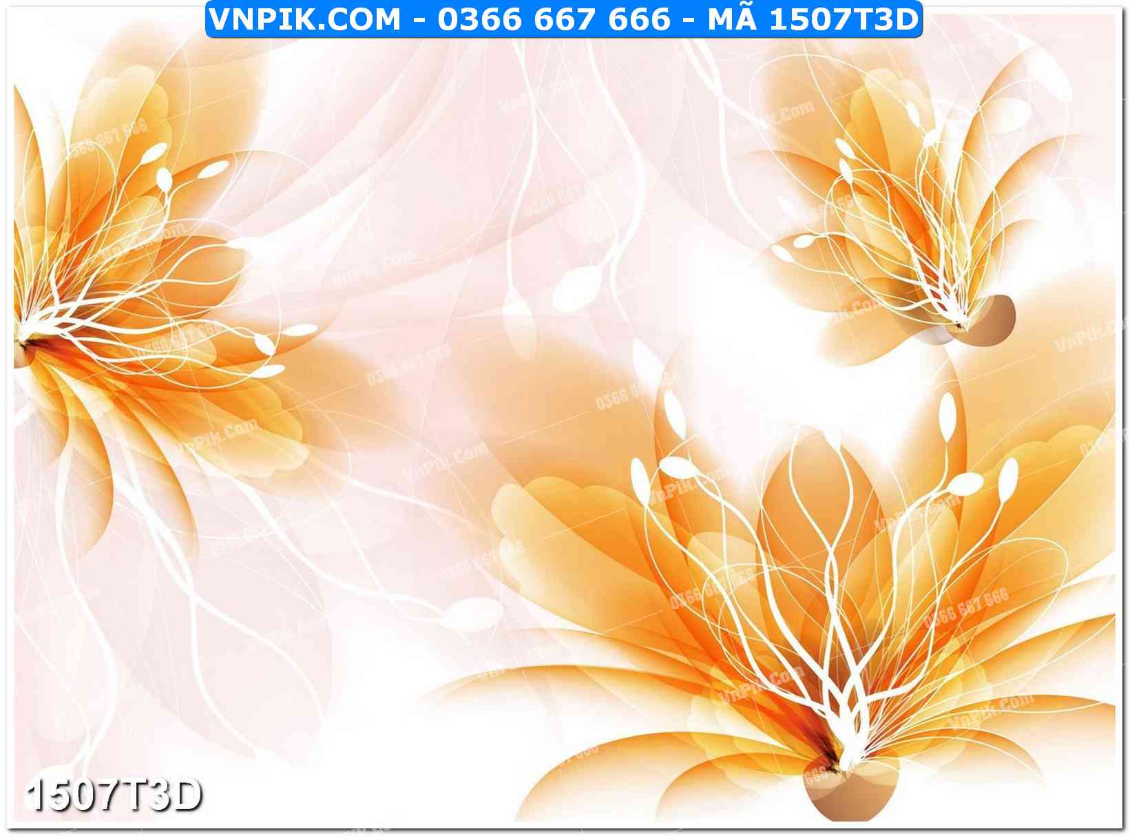 Trah Treo Tường – Tranh 3D Hiện Đại 1507T3D