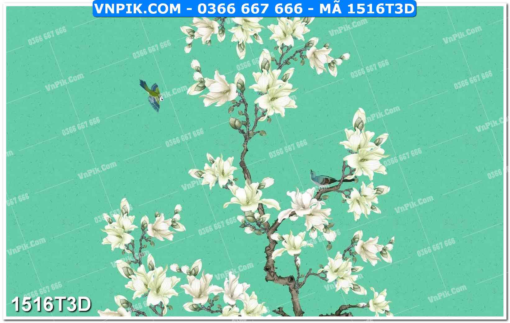 Trah Treo Tường – Tranh 3D Hiện Đại 1516T3D