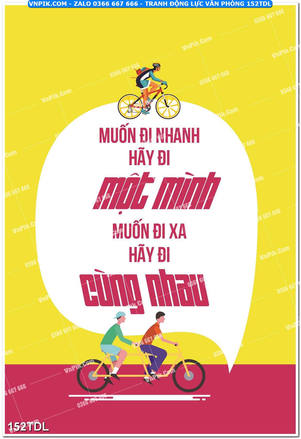 Tranh động lực văn phòng 152TDL