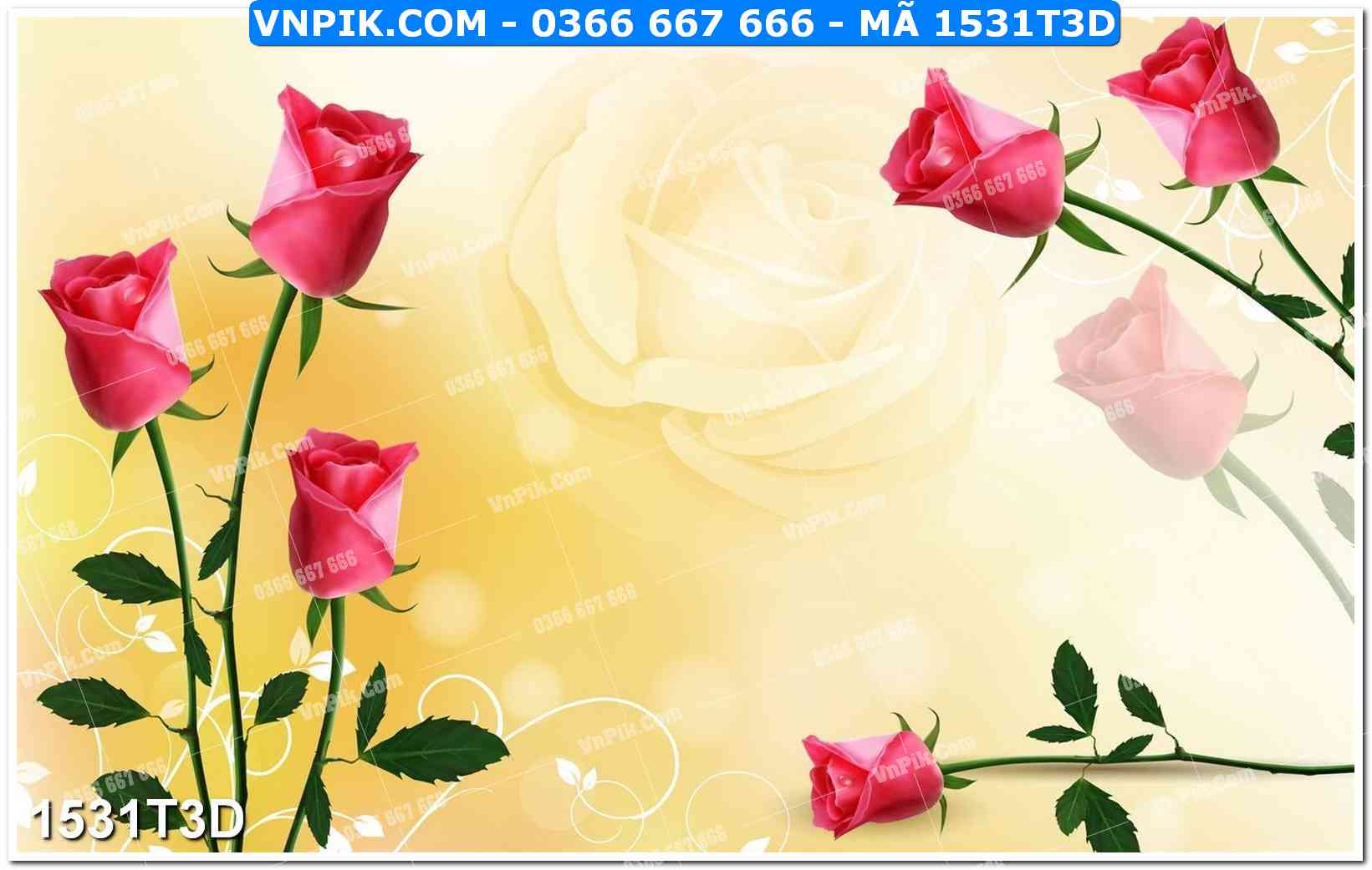 Trah Treo Tường – Tranh 3D Hiện Đại 1531T3D