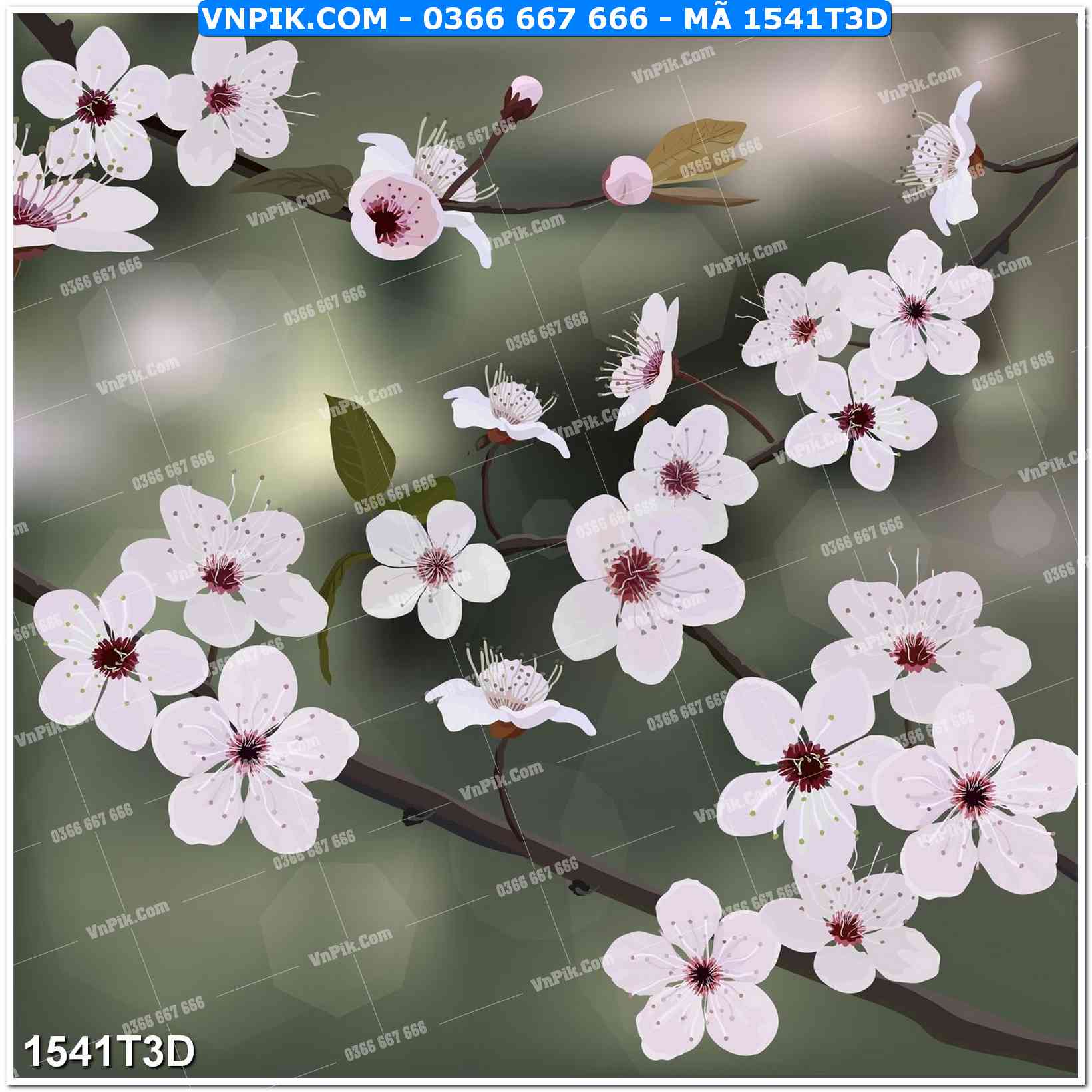 Trah Treo Tường – Tranh 3D Hiện Đại 1541T3D