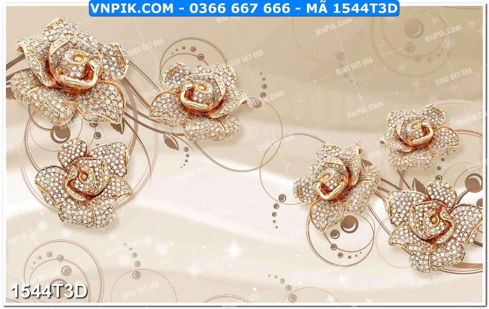 Trah Treo Tường – Tranh 3D Hiện Đại 1544T3D