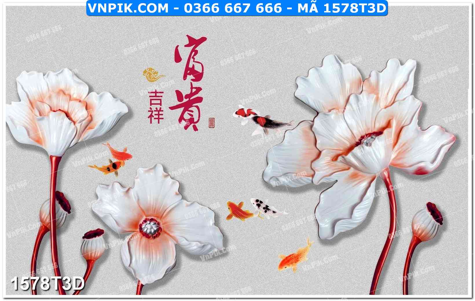 Trah Treo Tường – Tranh 3D Hiện Đại 1578T3D