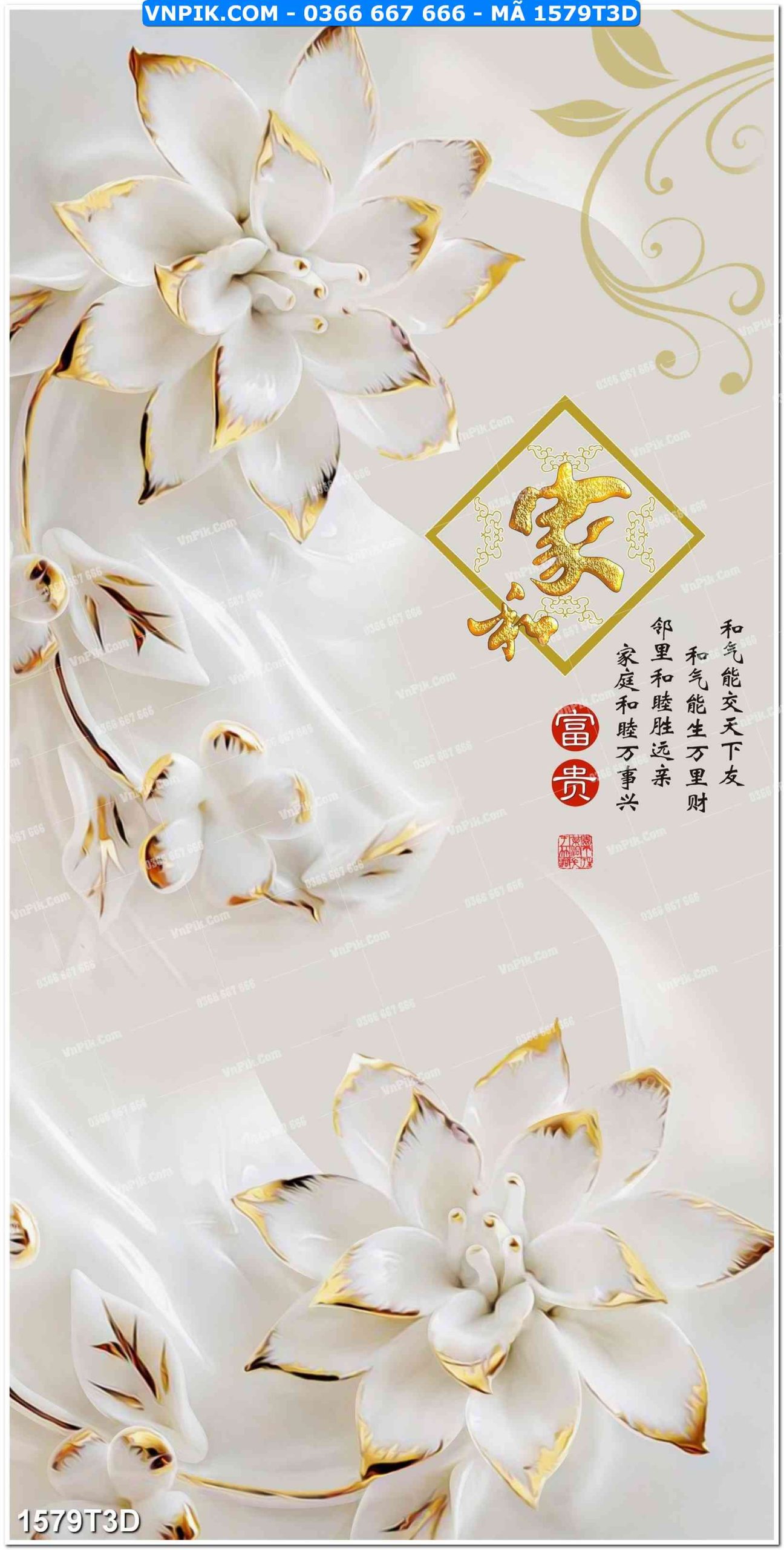 Trah Treo Tường – Tranh 3D Hiện Đại 1579T3D