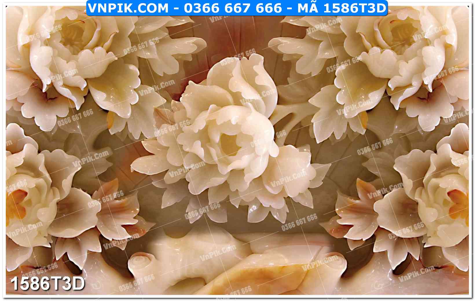 Trah Treo Tường – Tranh 3D Hiện Đại 1586T3D