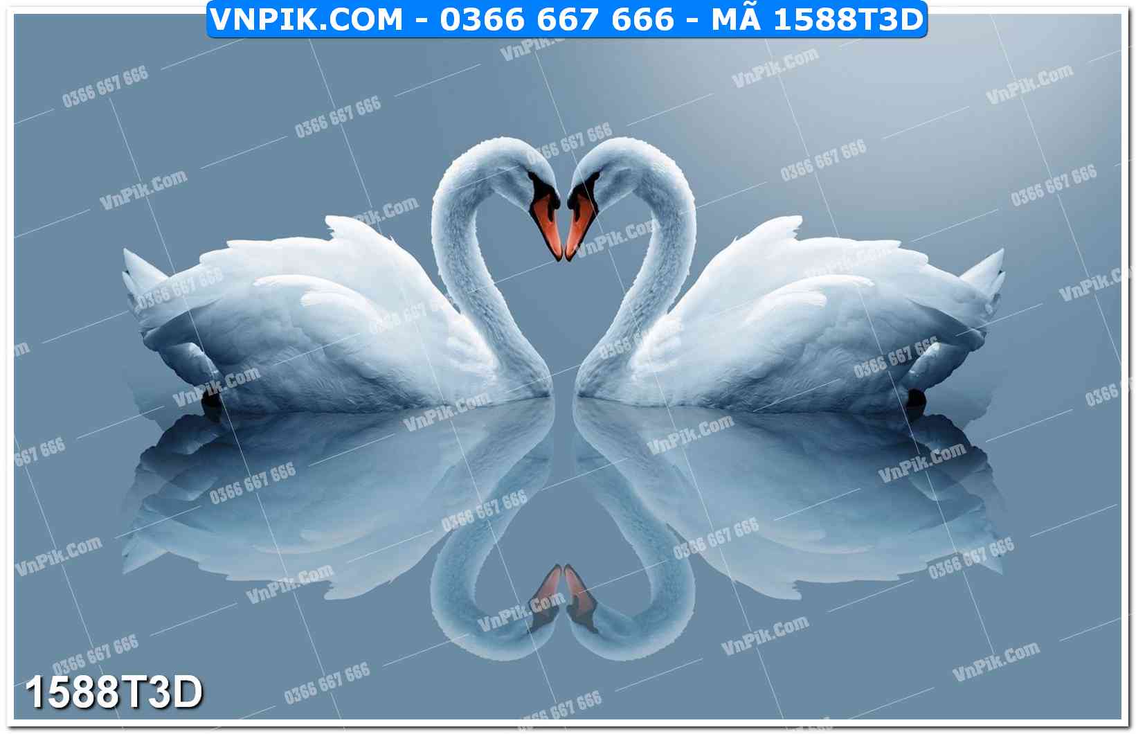 Trah Treo Tường – Tranh 3D Hiện Đại 1588T3D