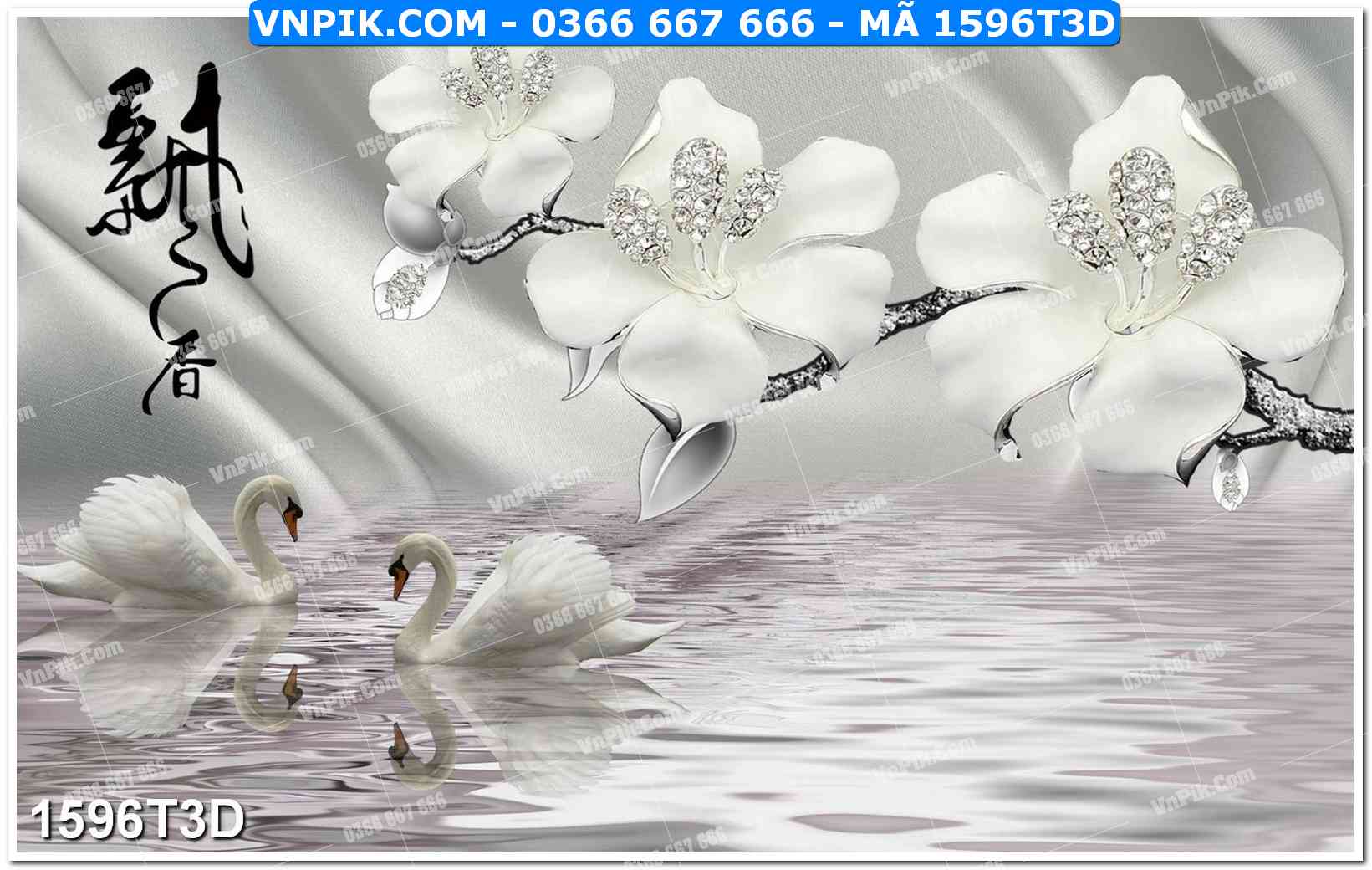Trah Treo Tường – Tranh 3D Hiện Đại 1596T3D