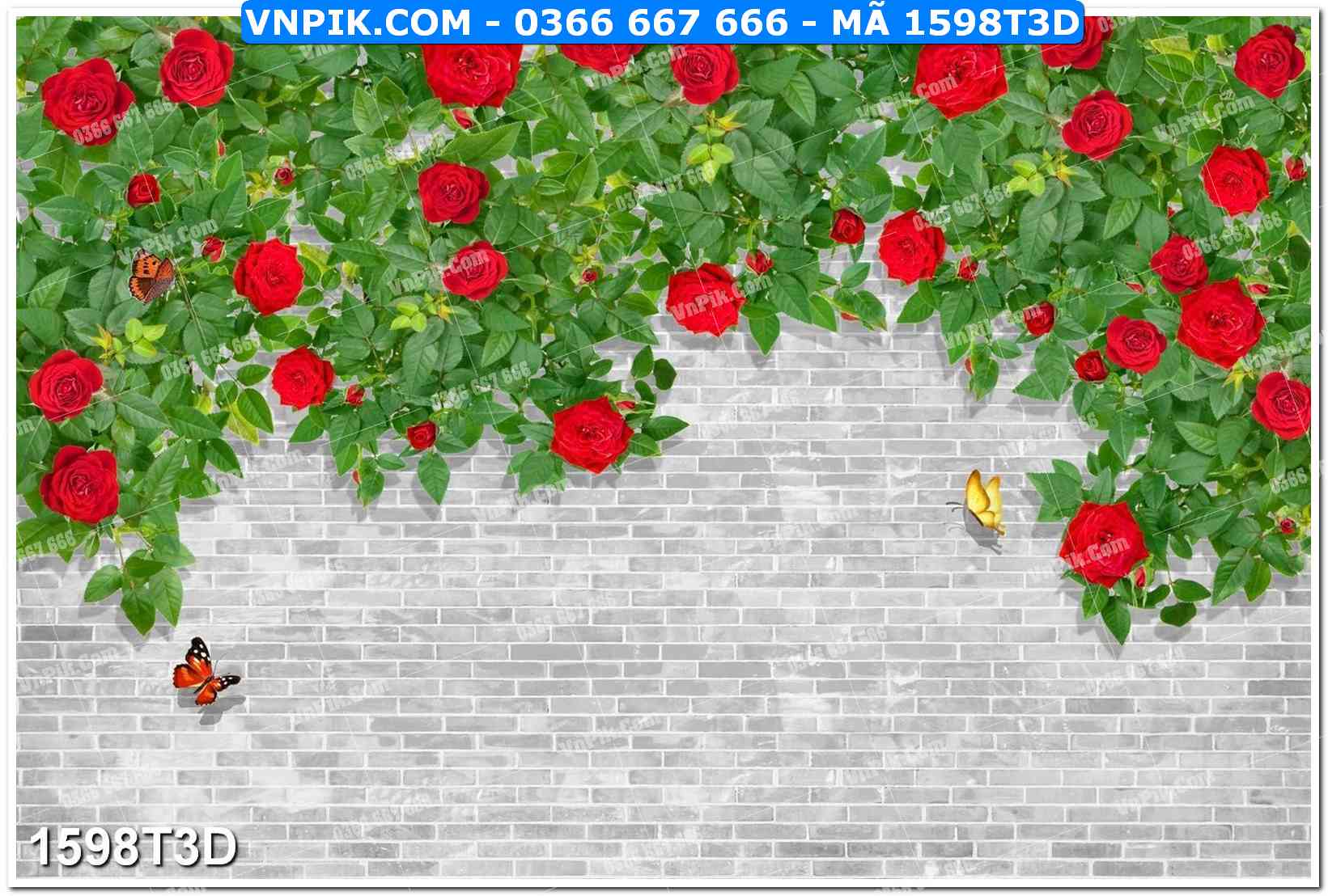 Trah Treo Tường – Tranh 3D Hiện Đại 1598T3D
