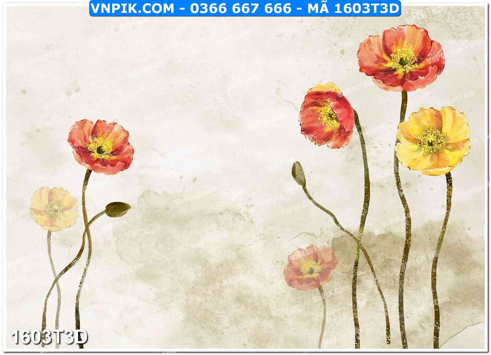 Trah Treo Tường – Tranh 3D Hiện Đại 1603T3D